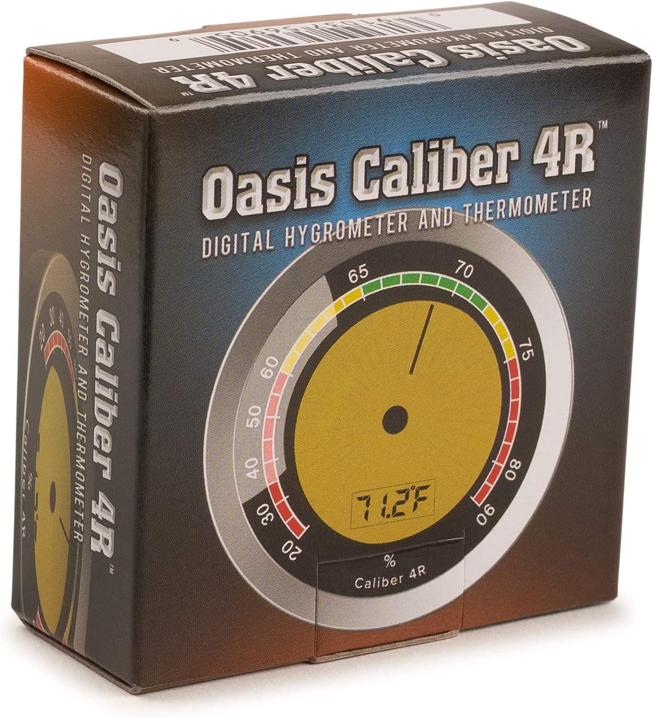 Caliber 4R Silver Digital/Analog Hygrometer by Western Humidor - The  Accuracy of Digital Meets The Beauty of Analog
