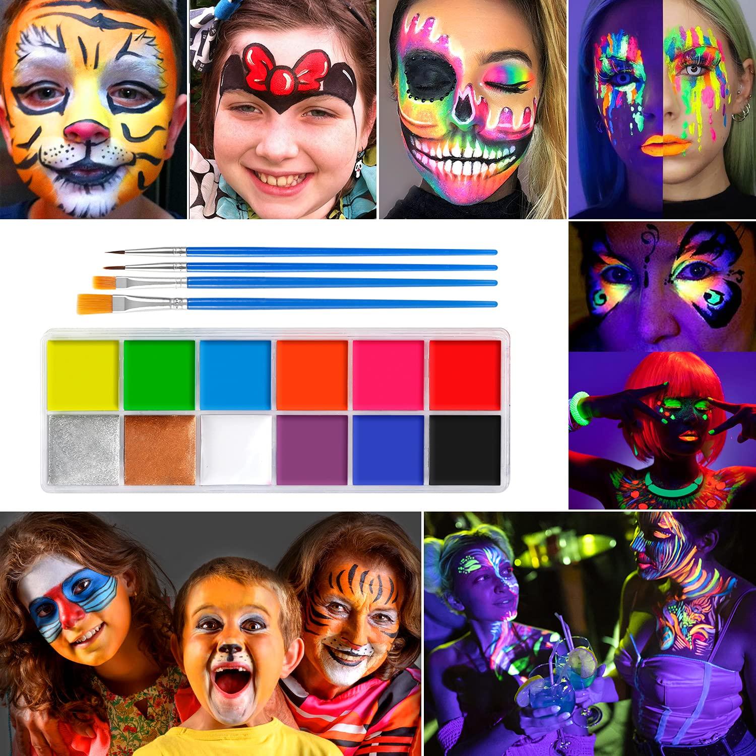 Zombie Vegan Makeup Kit Zombie Prom Stage and Halloween Non Toxic Safe for Kids  Face Paint 