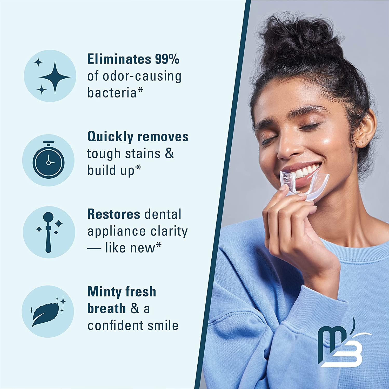 M3 Naturals Retainer Cleaner 120 Tablets for Invisalign & Denture