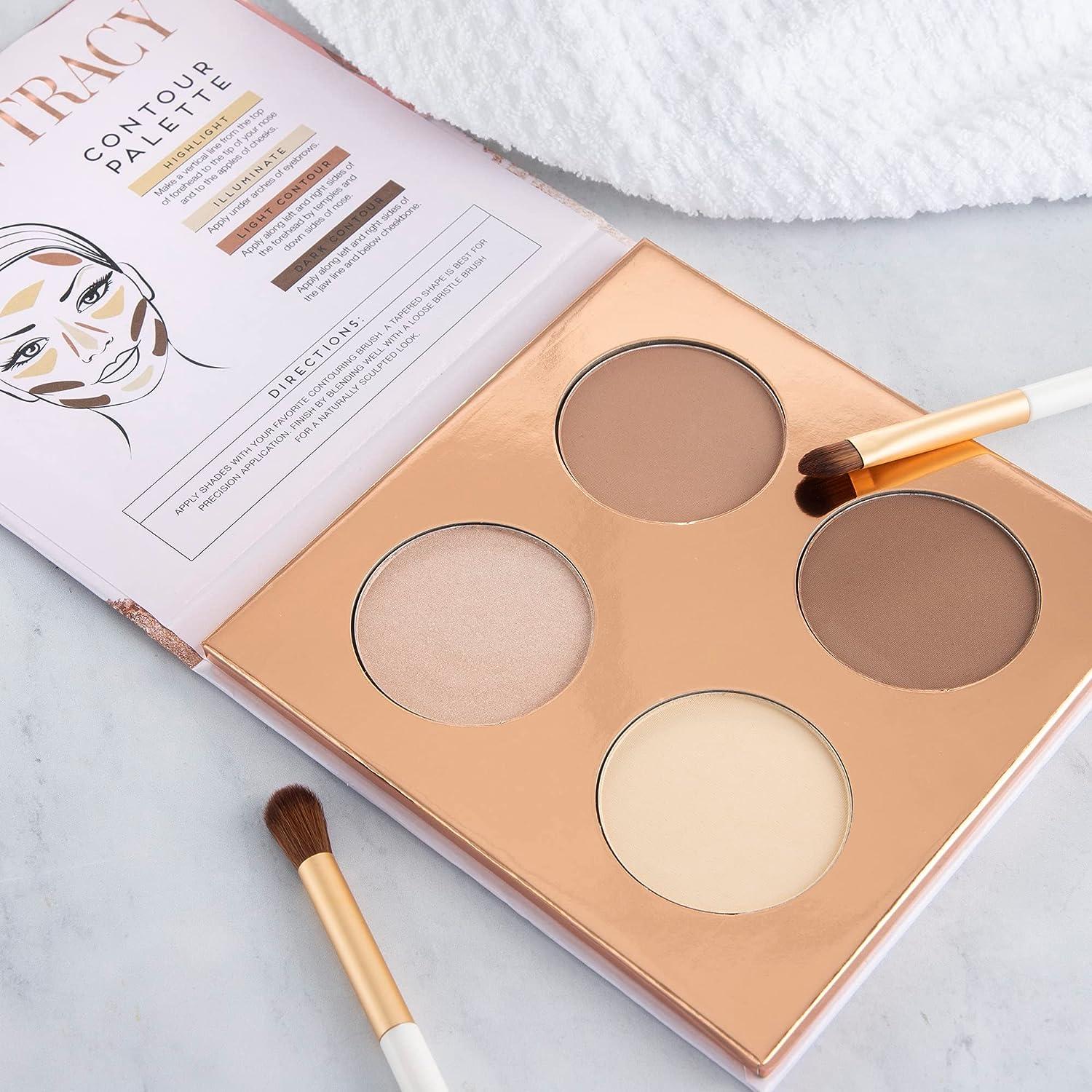Ellen Tracy Contour Palette Light Contouring Makeup Kit