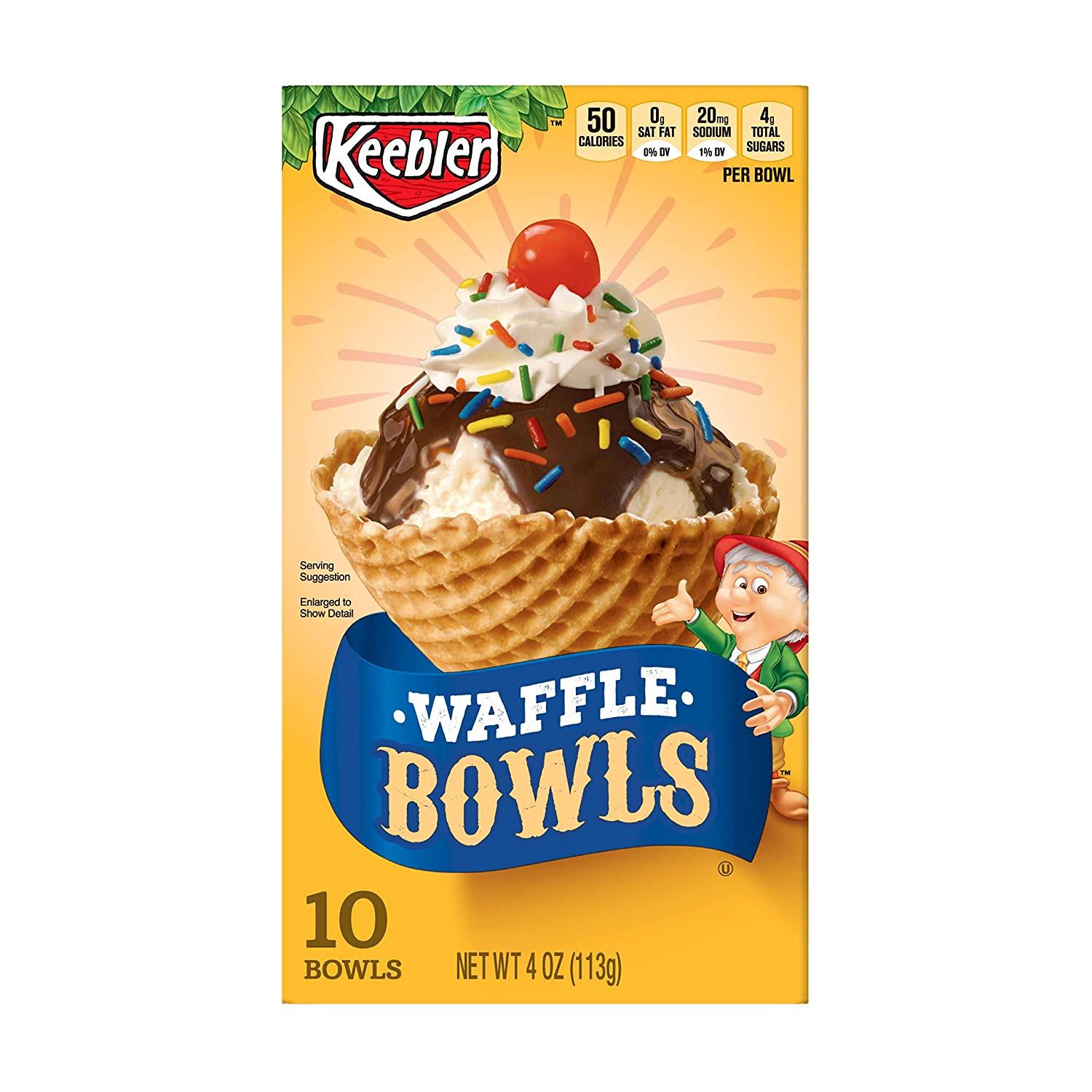 Ice Cream Waffle Bowl Bundle