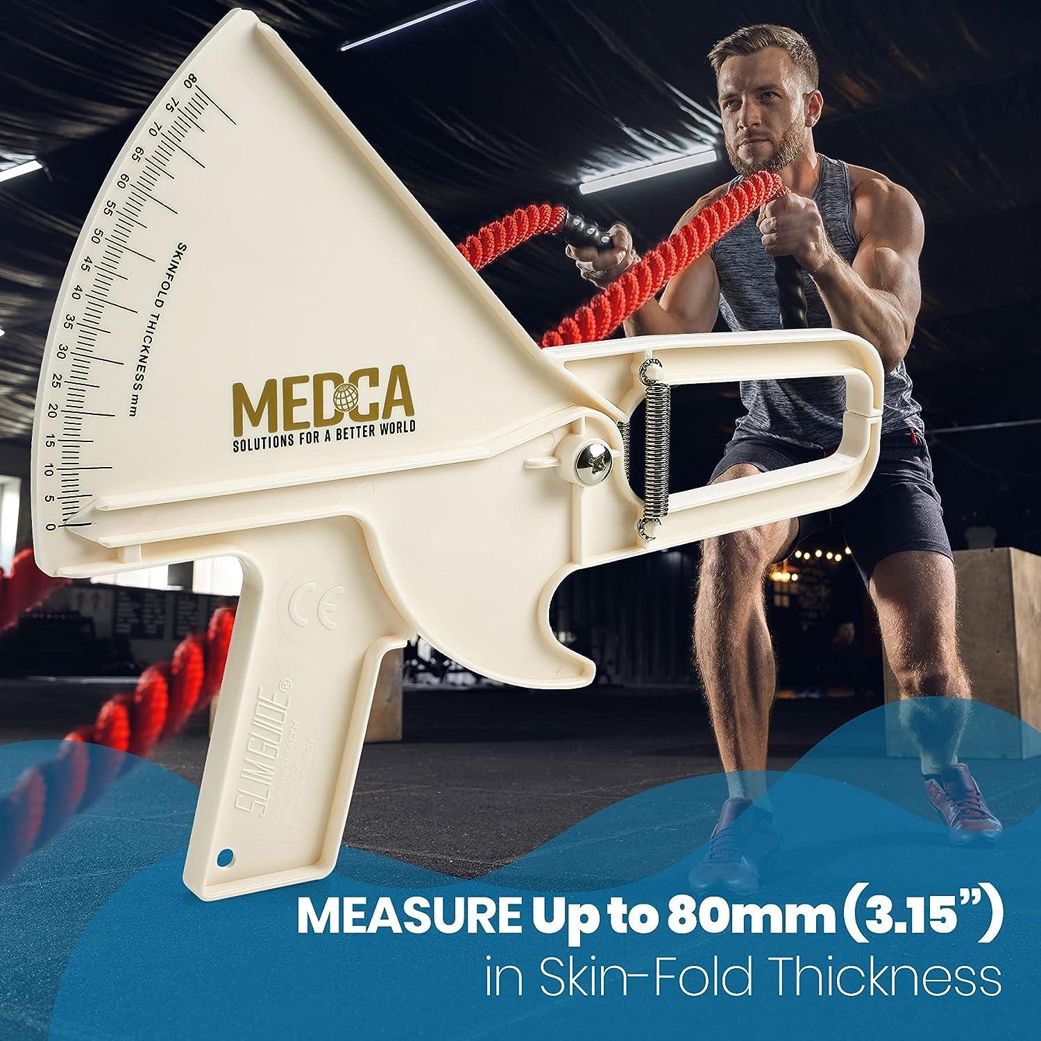 Pro Body Skin Caliper Handheld BMI Measuring Tool Accurate Skinfold