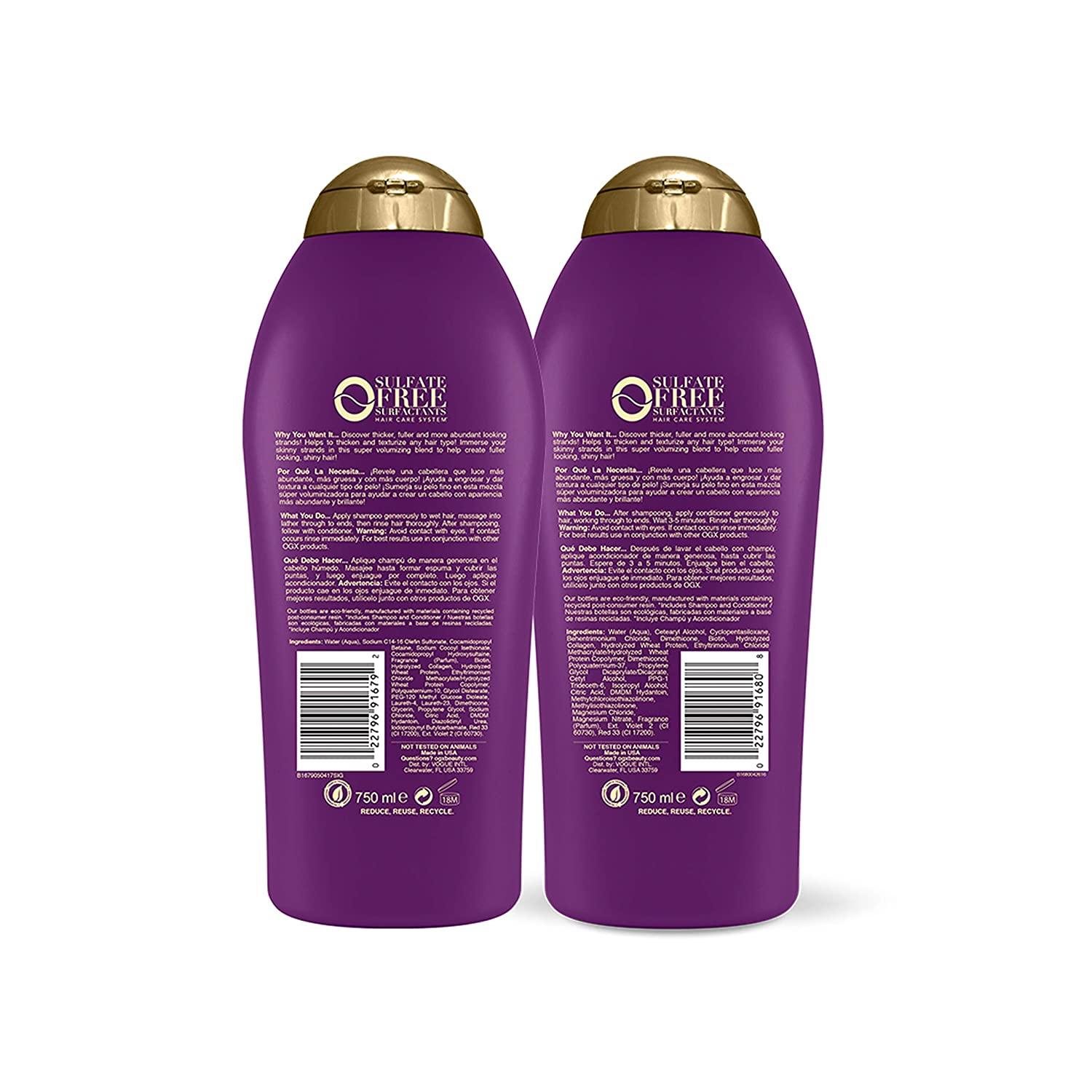 OGX Thick & Full + Biotin & Collagen Extra Strength Volumizing Shampoo