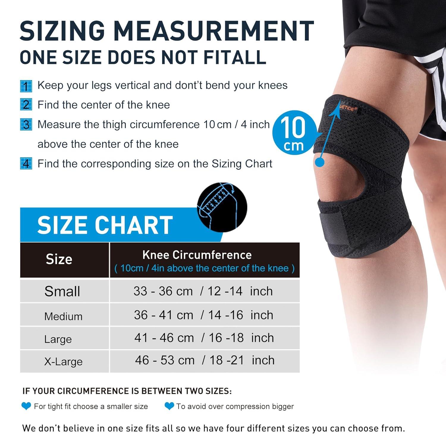 HUETIDE Patella Tendon Knee Strap knee Support For Women And Mens