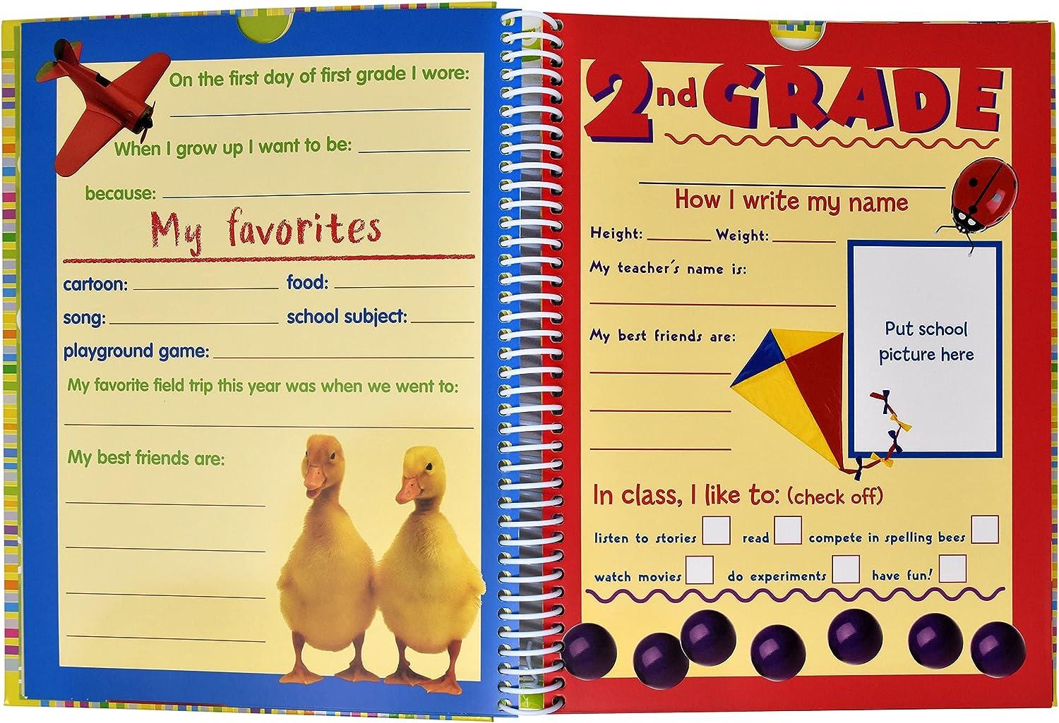 End Of The Year Memory Book,Kindergarten,Preschool,Pre-K,1st,2nd,3rd,4th,5th,6th  + BONUS