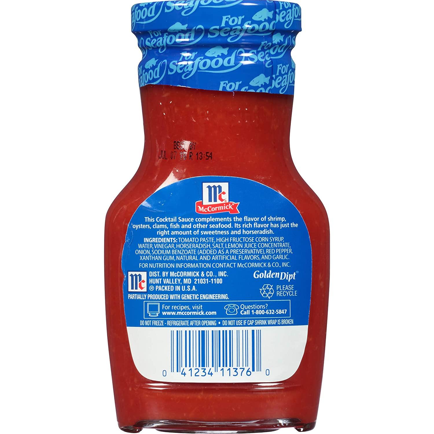 McCormick Sauce For Seafood Cocktail Original 8 OZ (Pack of 2)