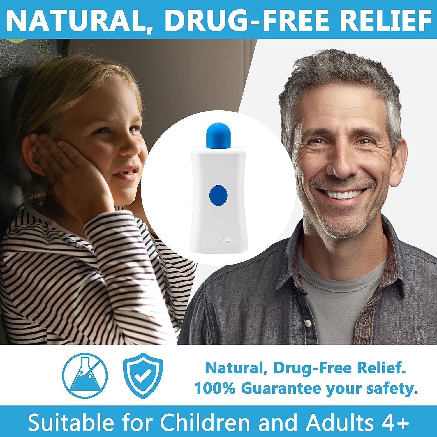 Tilcare Ear Pressure Relief Device Equalize Ear Popping for Travel