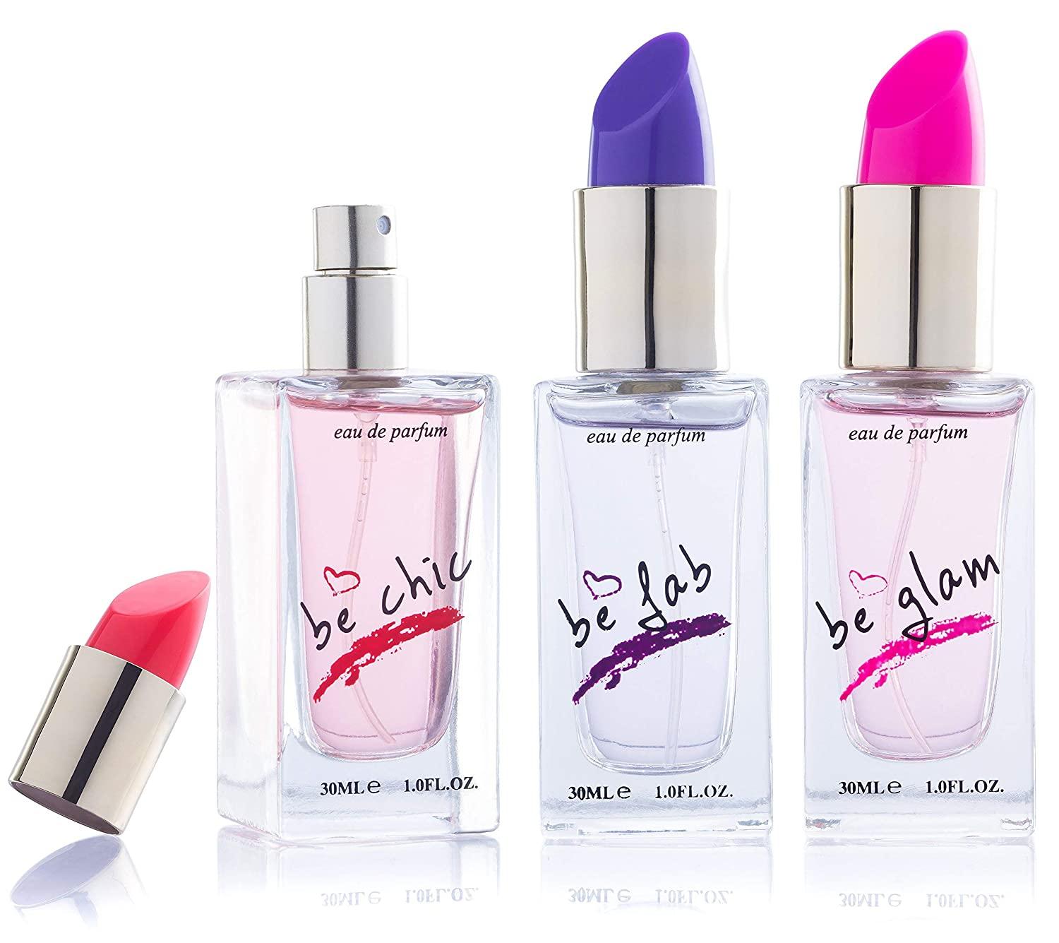 Body Spray Mist Perfume Fragrance for Girls, 3 Piece Eau De Parfum Gift