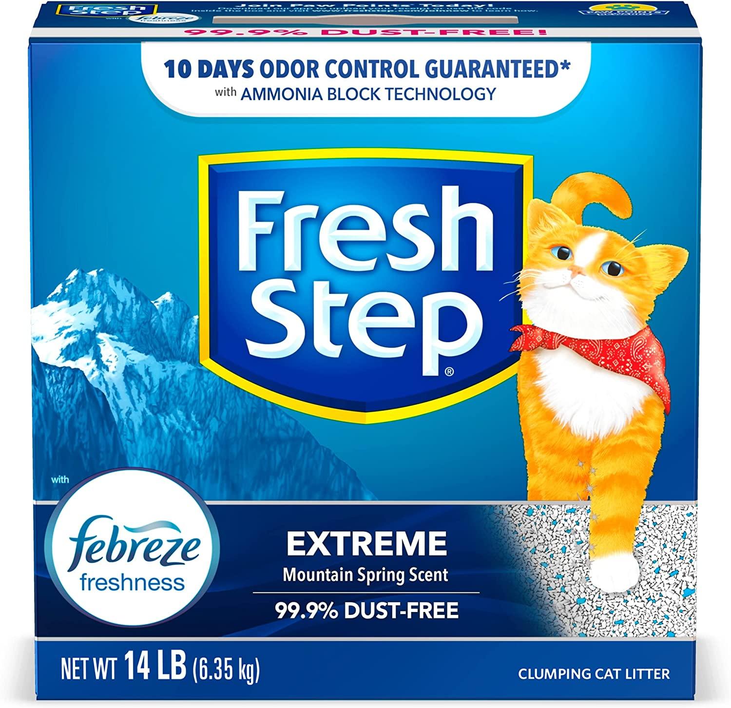 Fresh step extreme top litter