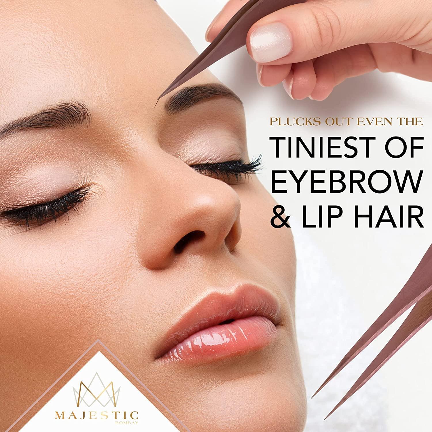 Fine Point Tweezers for Women and Men Splinter, Ticks, Facial or Chin