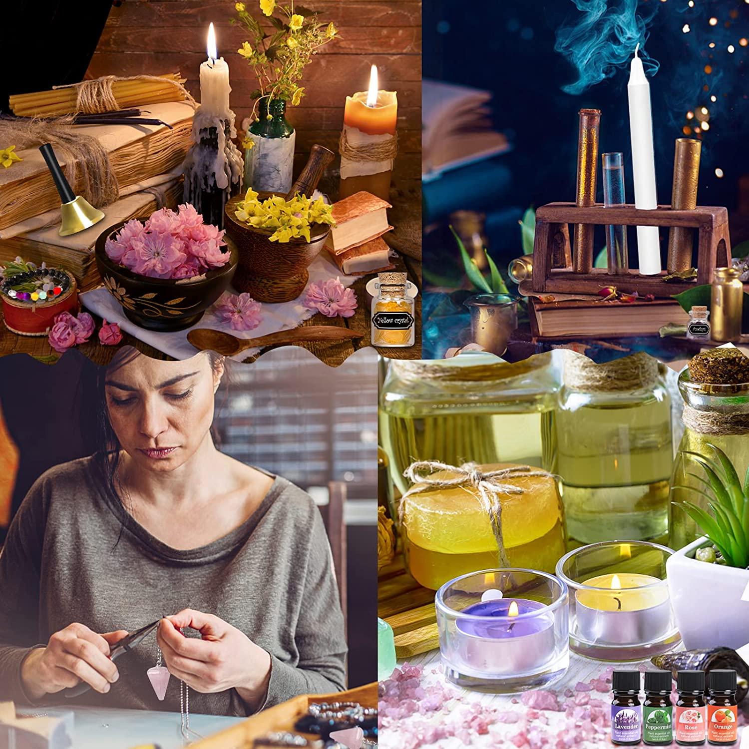 Witchcraft Supplies kit 60PCS Witch Stuff Spell Kit Witchcraft