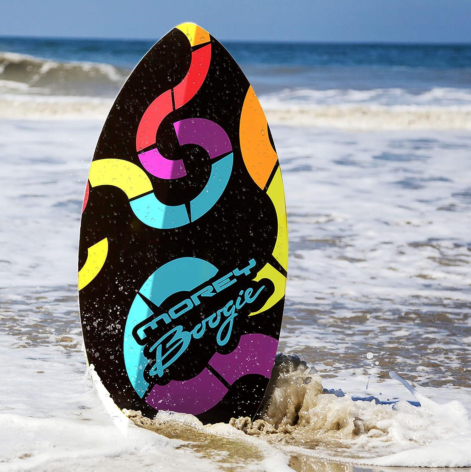 Morey 37.5" Wood Skimboards Wooden Skim Board with Grip Pad for Kids