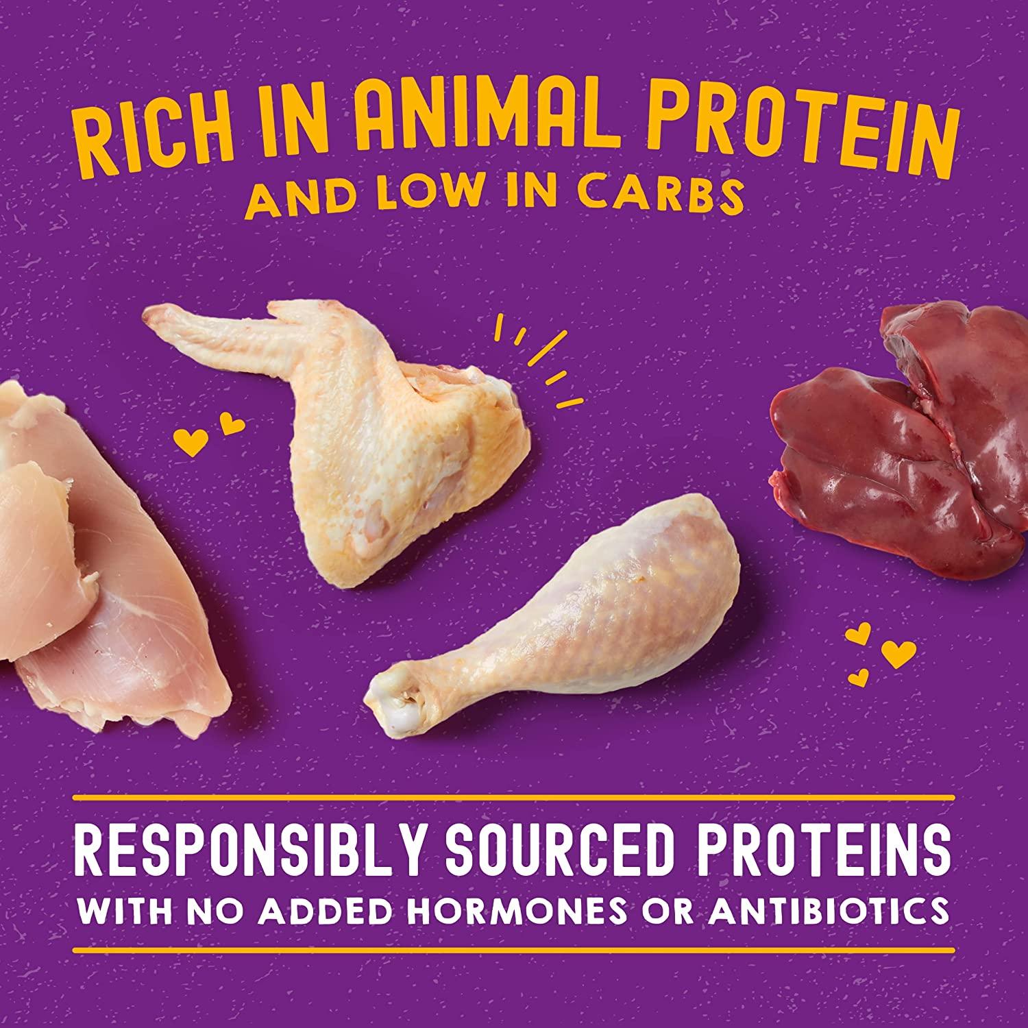 Stella & Chewys Carnivore Cravings Wet Cat Food Pouches Grain Free, Protein Rich Meal, Topper or