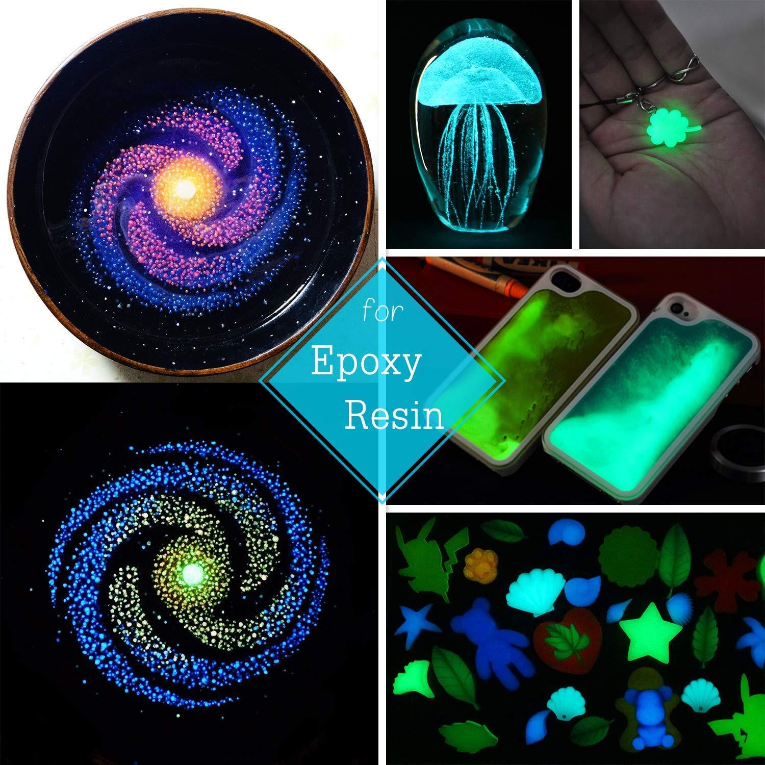 Glow in the Dark Mica Powder - Craft Adhesive Products
