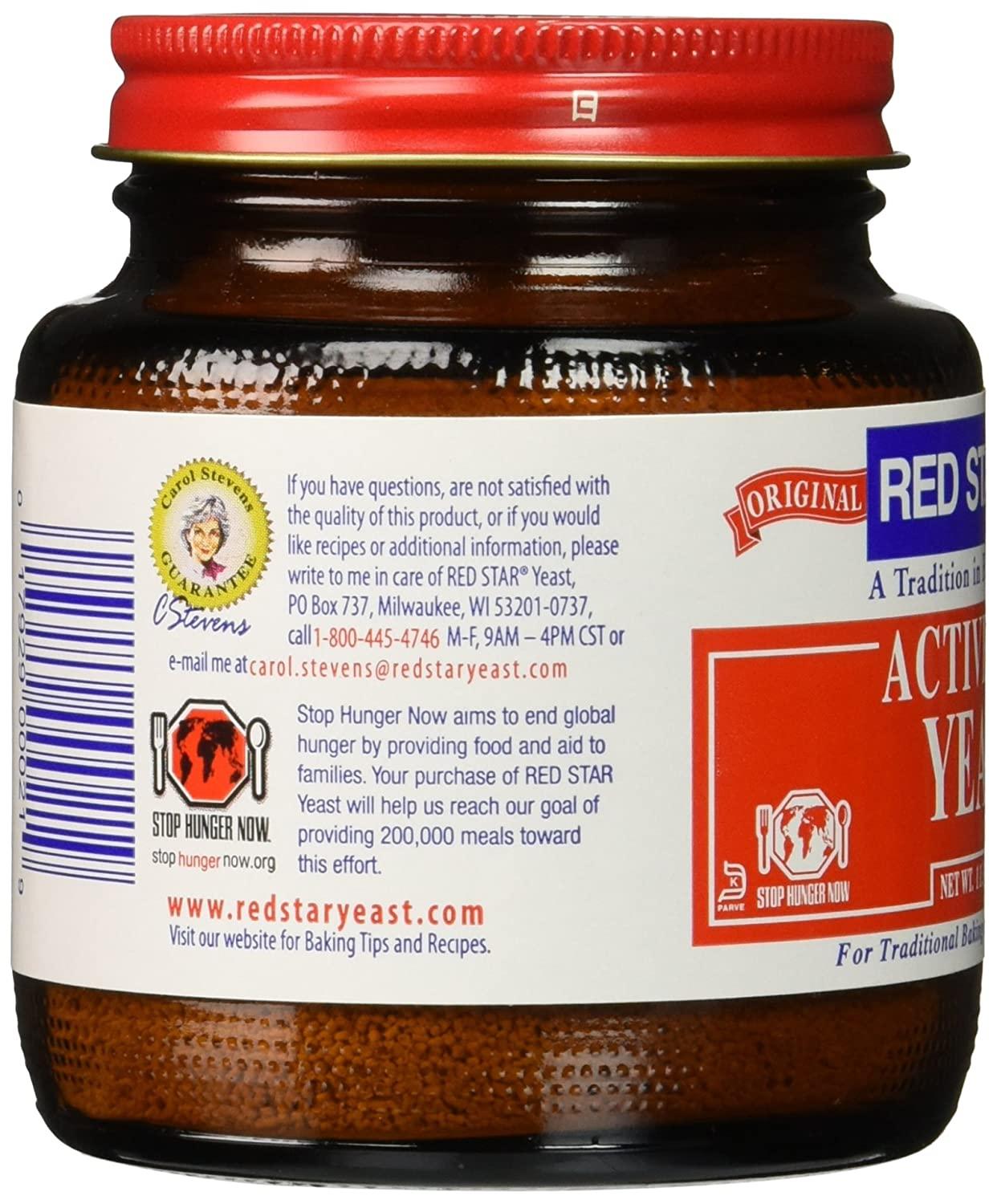 Red Star Active Dry Yeast 4 oz Premium Quality for Baking Success