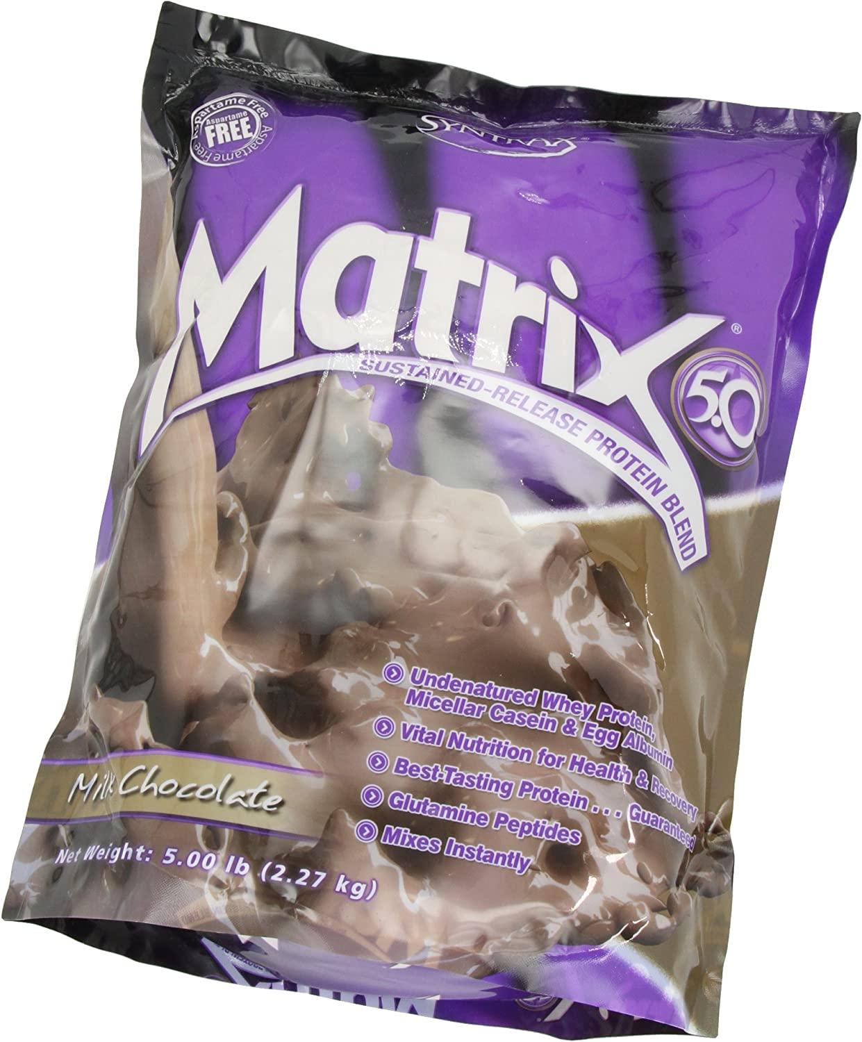 Syntrax Matrix 5 Milk Chocolate Powder - 5lb Pack | Buy Now with ...