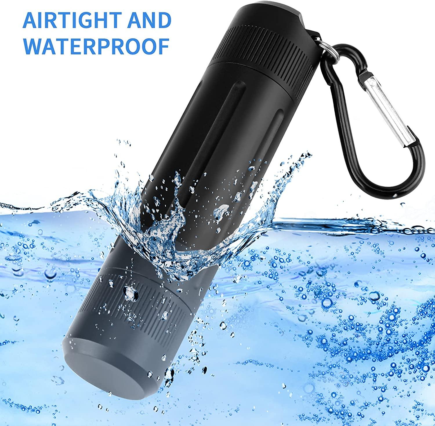 Airtight Smell Proof Container, Mini Portable Sealed Jar Water