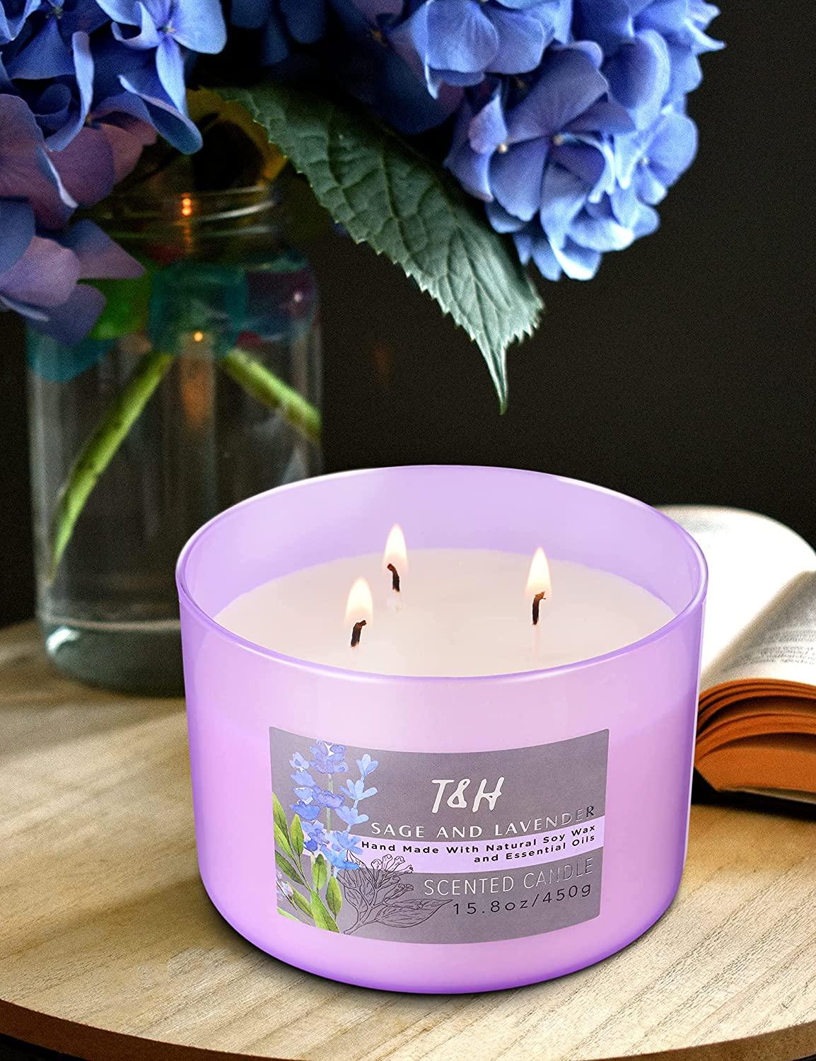 Lavender Scented Candles Aesthetic Candles Engagement - Temu