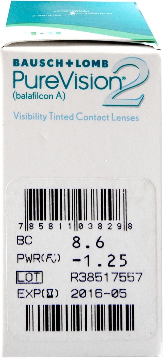 Bausch & Lomb PureVision 2 HD Contact Lenses -6.75 | 1 x 6 Pieces ...