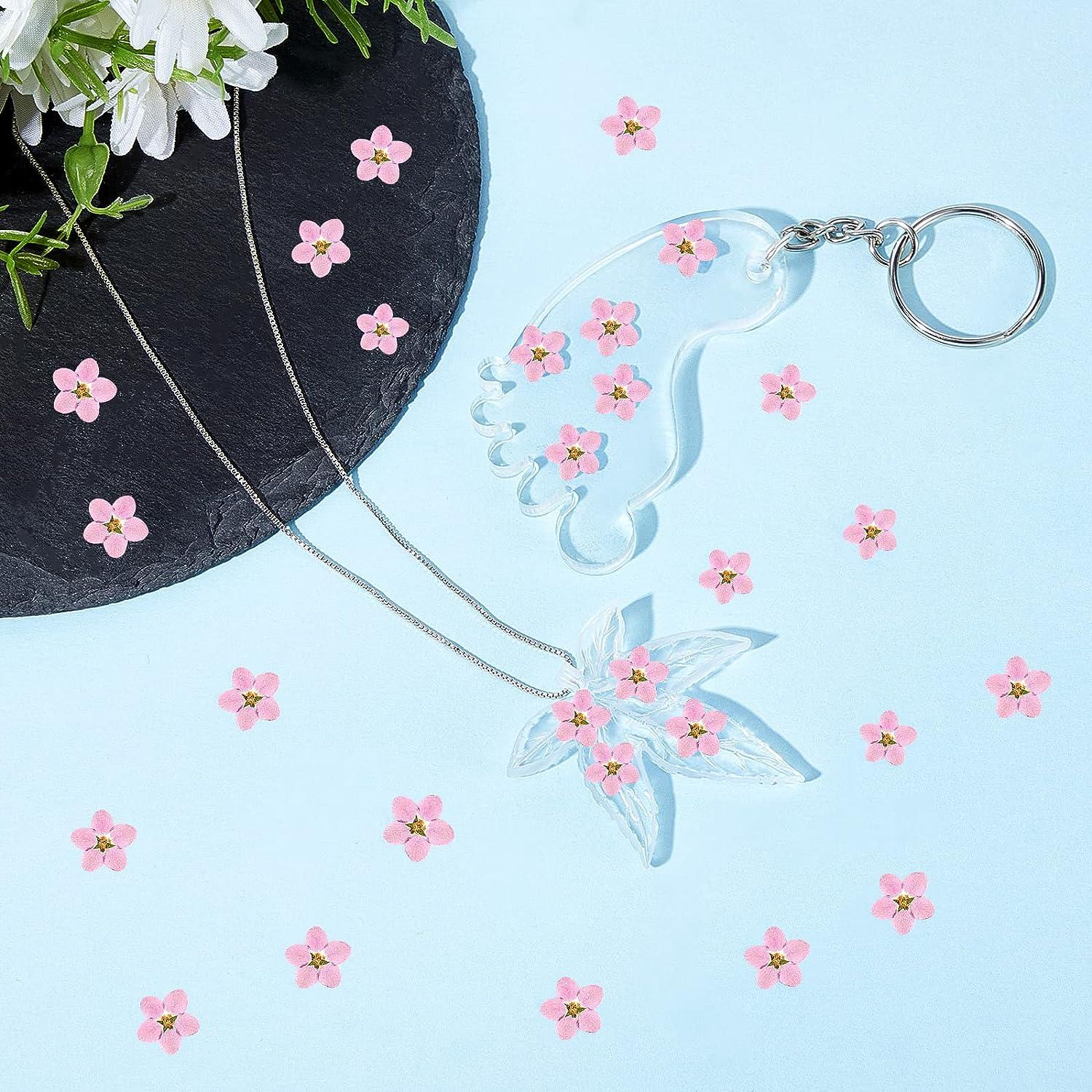 Personalized Pressed Flower Resin Keychain, Projects
