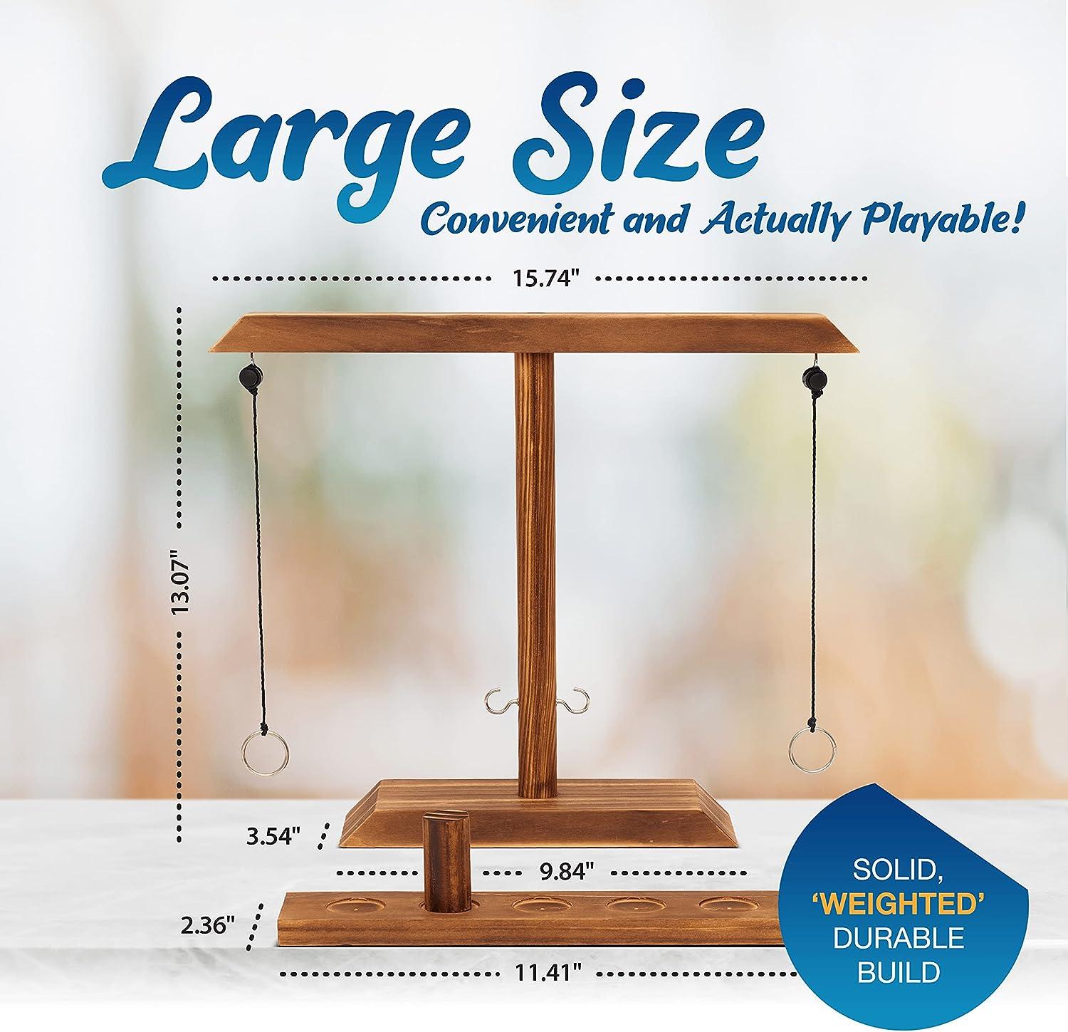 Adult Ring Toss Game with Shot Ladder - Adjustable String - Large Party ...