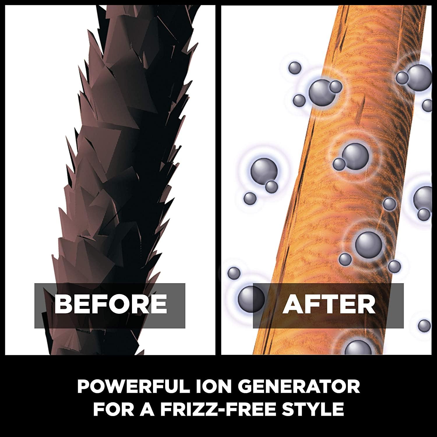 INFINITIPRO BY CONAIR Titanium Ceramic Hot Air Brush, 1 1/2Inch Hot