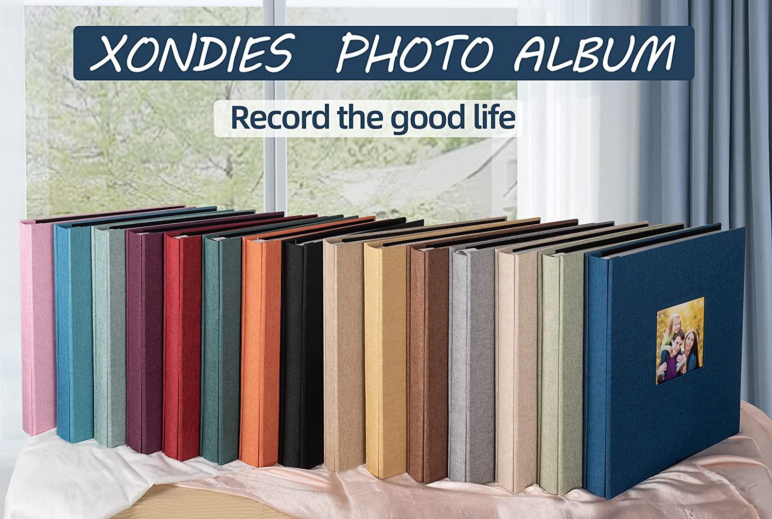 Personalized Photo Album for 100 Photos 4x6. Slip-in Pocket Photo