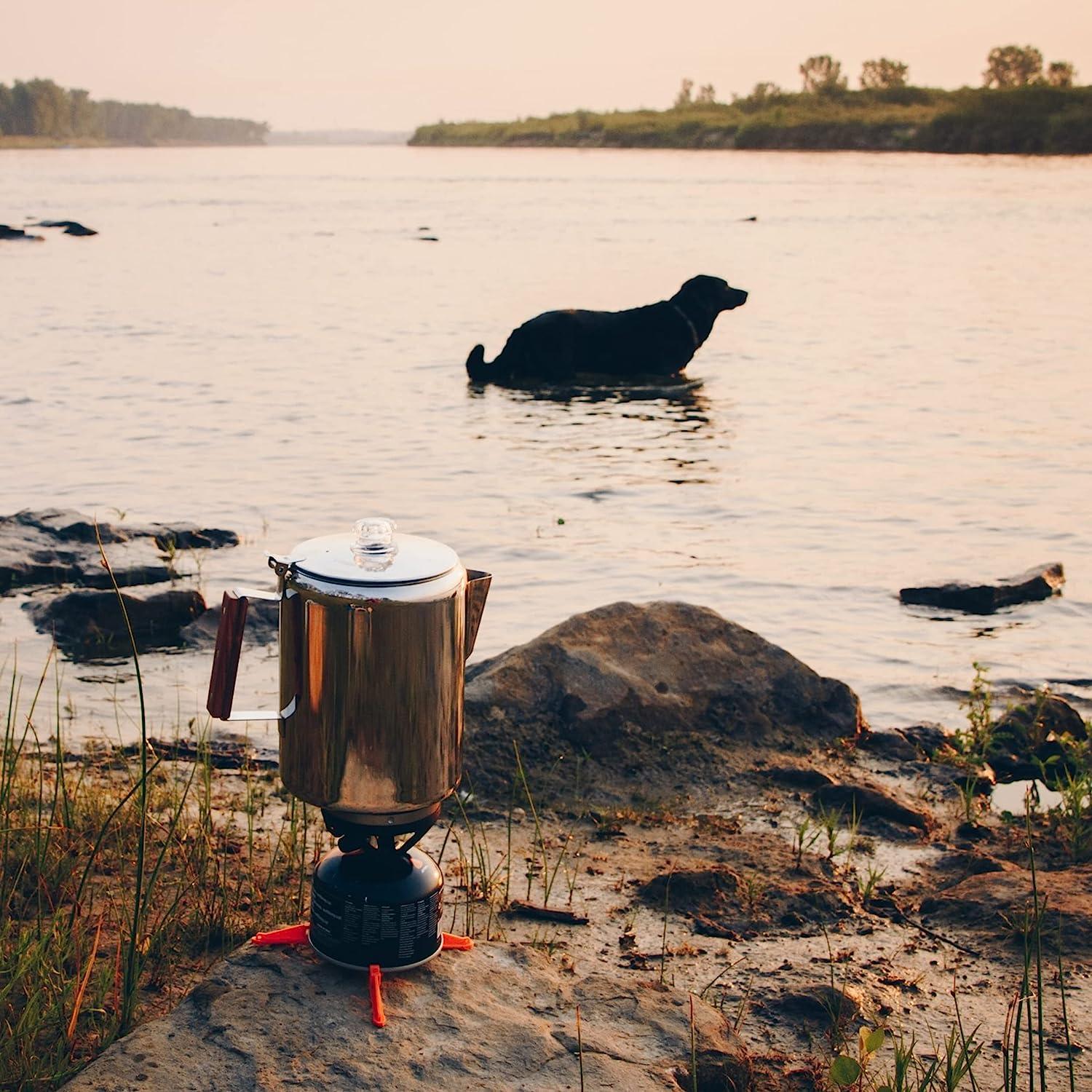 COLETTI Bozeman Camping Coffee Pot - Coffee Percolator - Percolator Coffee  Pot for Campfire or Stove Top Coffee