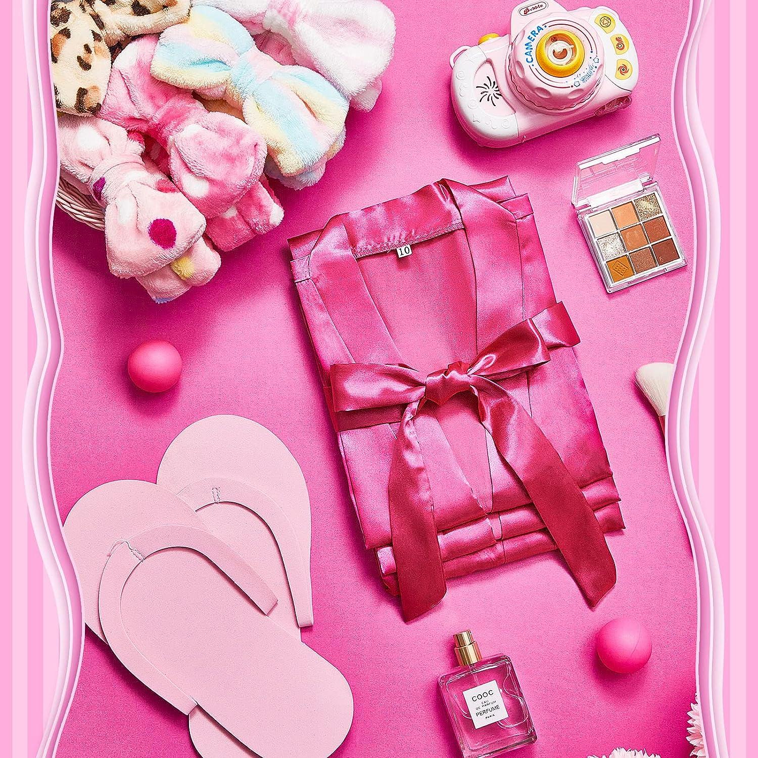 Nimjoy 114pcs Girls Rose Red Spa Party Supplies Favors Kids Pedicure Sets Birthday Spa Kit Treatment, Size: Medium