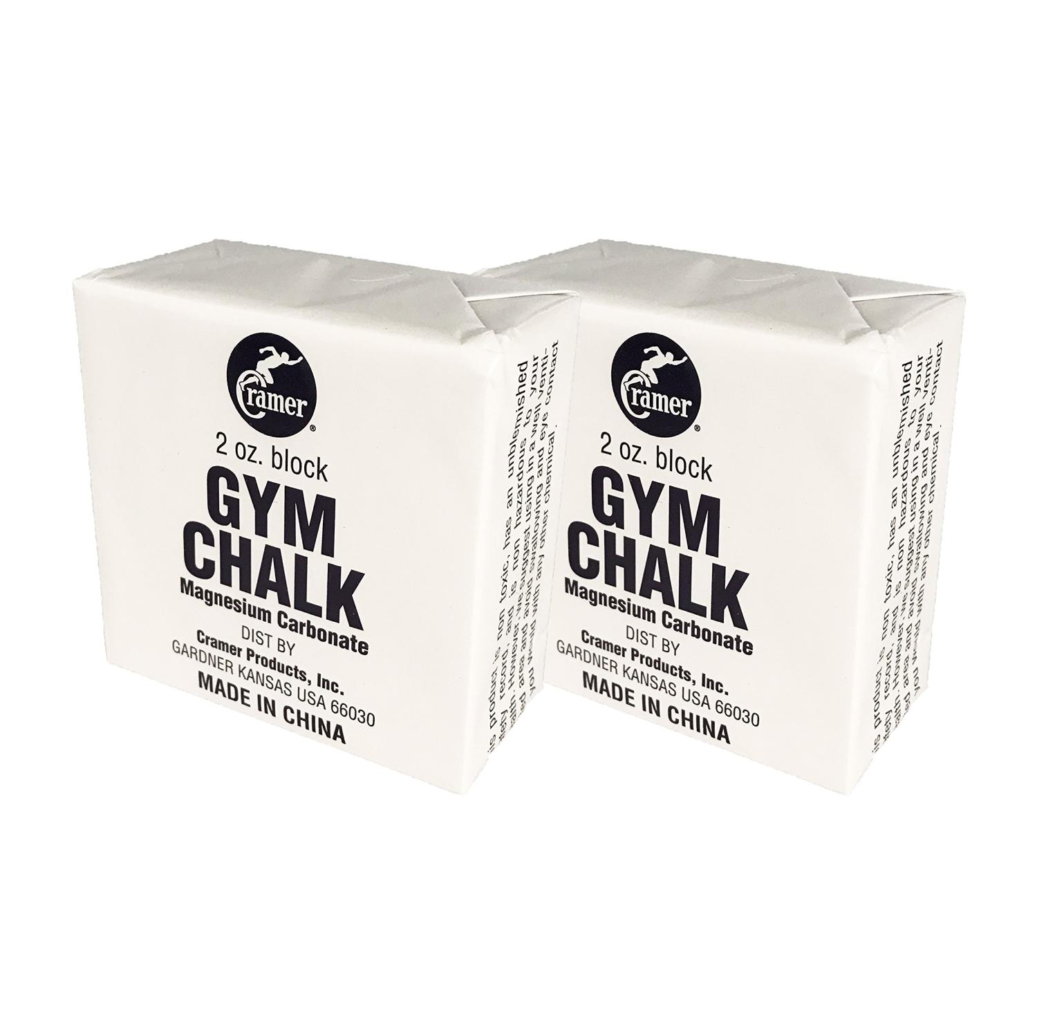 Cramer Gym Chalk Block, Magnesium Carbonate for Better Grip in