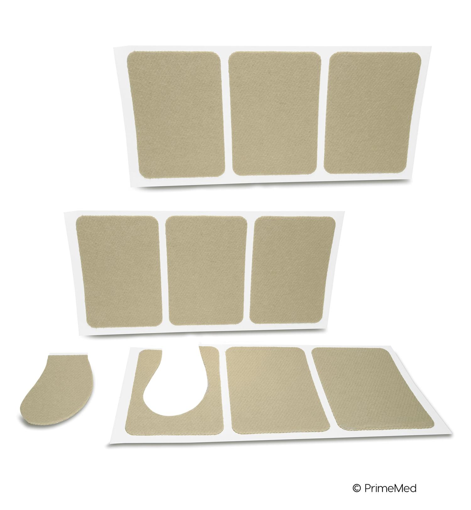 Moleskin Adhesive Pads 9 Strips of Pure Peel and Stick Moleskin