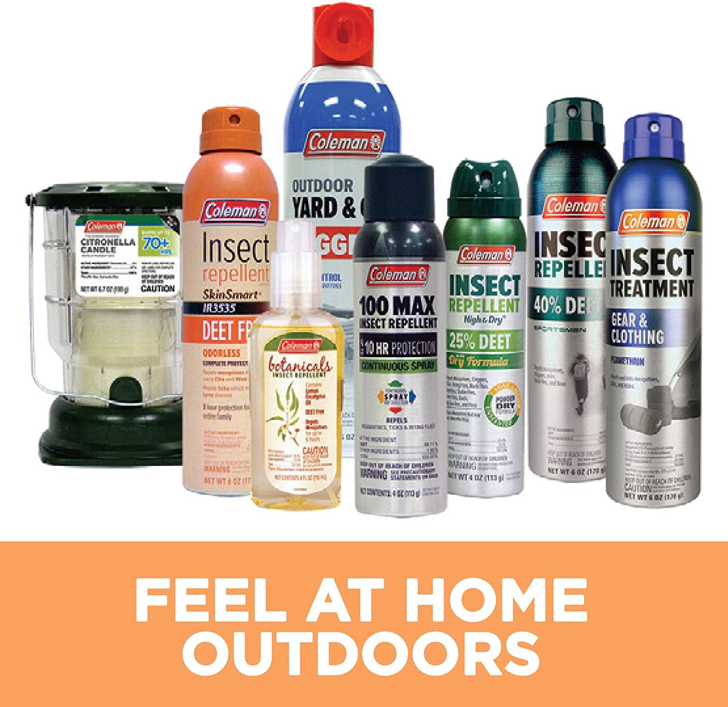 Coleman SkinSmart DEET Free Insect Repellent Spray 6 oz Skinsmart 6