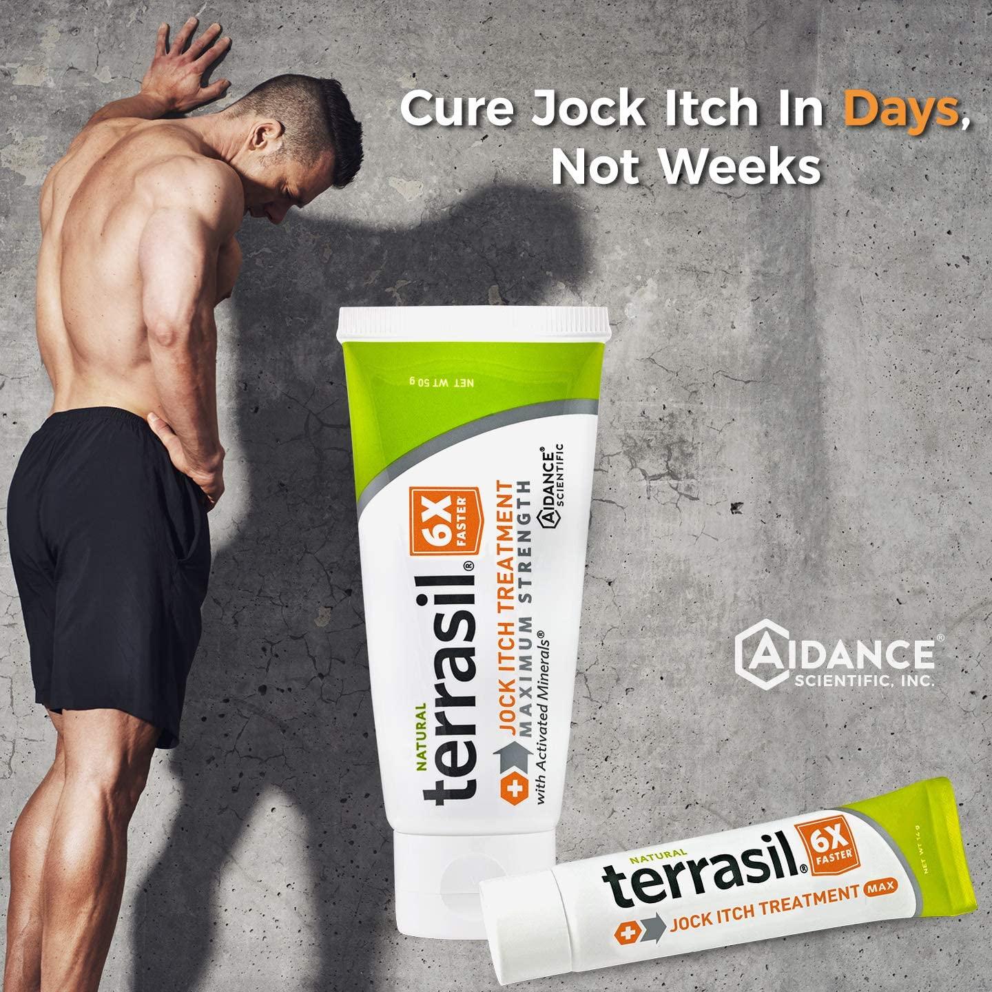 Buy Jock Itch MAX 14gm and Antifungal Cleansing Soap Kit - 6X Faster with  Natural Antifungal Ointment for Tinea Cruris Relieves Itch by Terrasil  Online at desertcartSouth Africa