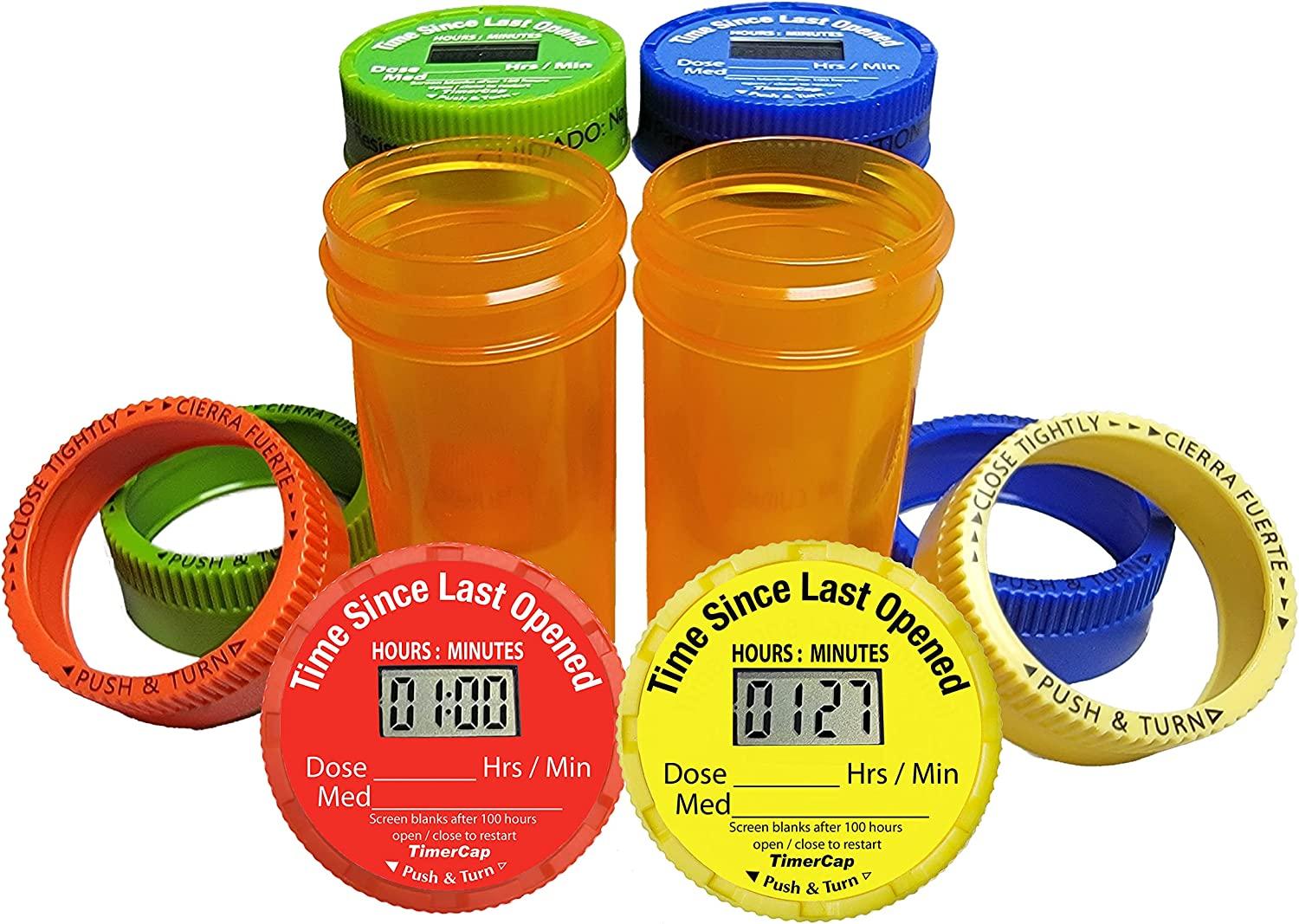 TimerCap Smart Pill Bottle Cap Builtin Stopwatch Medication Reminder