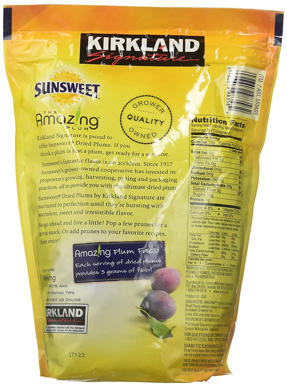 Kirkland Signature SUNSWEET Dried Plums (7 Lb)