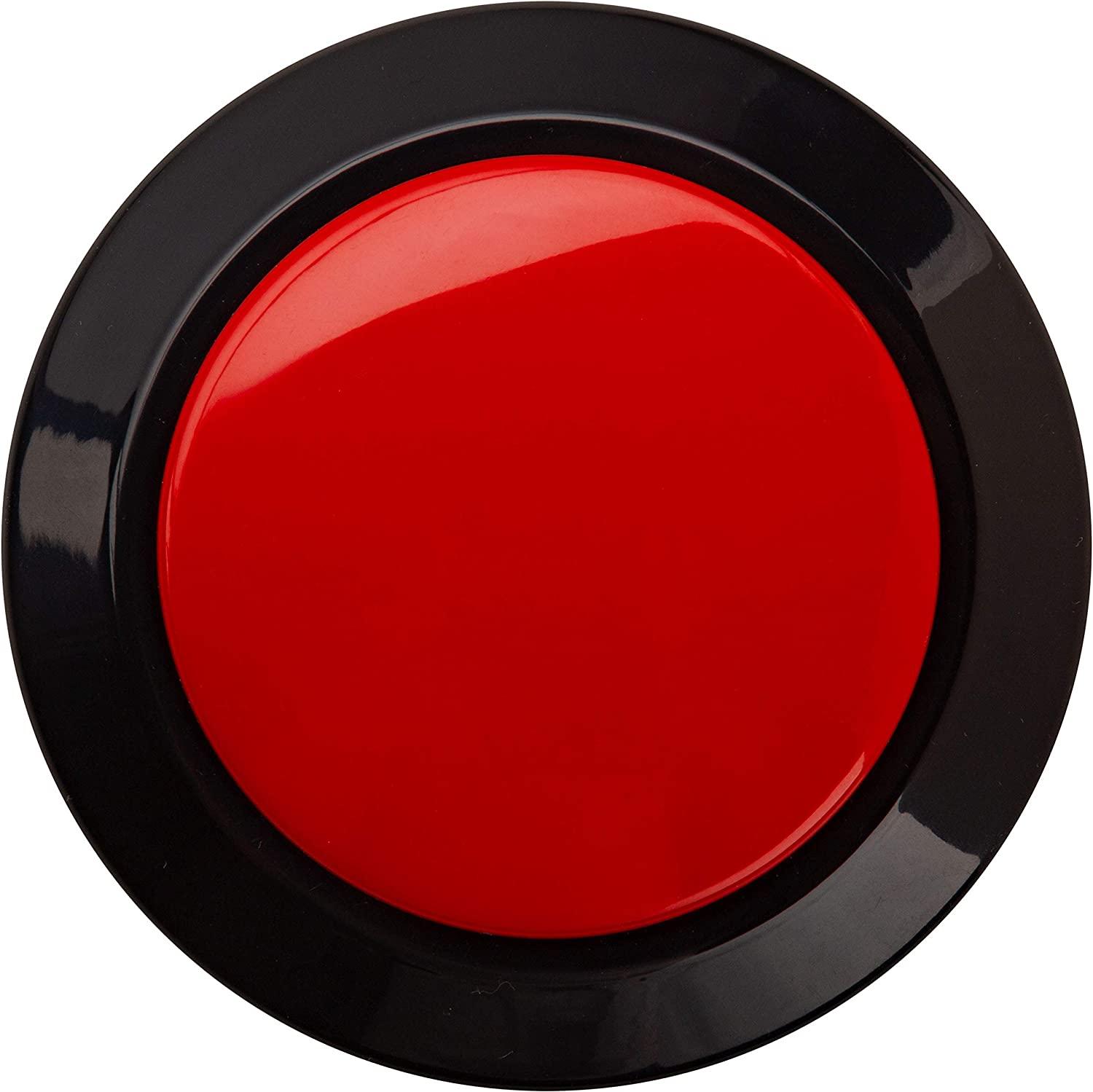 Talking Clock for Visually impaired Blind Elderly. Large and high Contrast (Red)