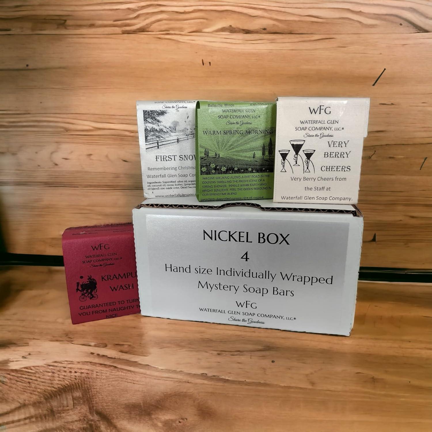 Shop Nickel Box of 4 Mysterious Hand Soaps - Unique Scents