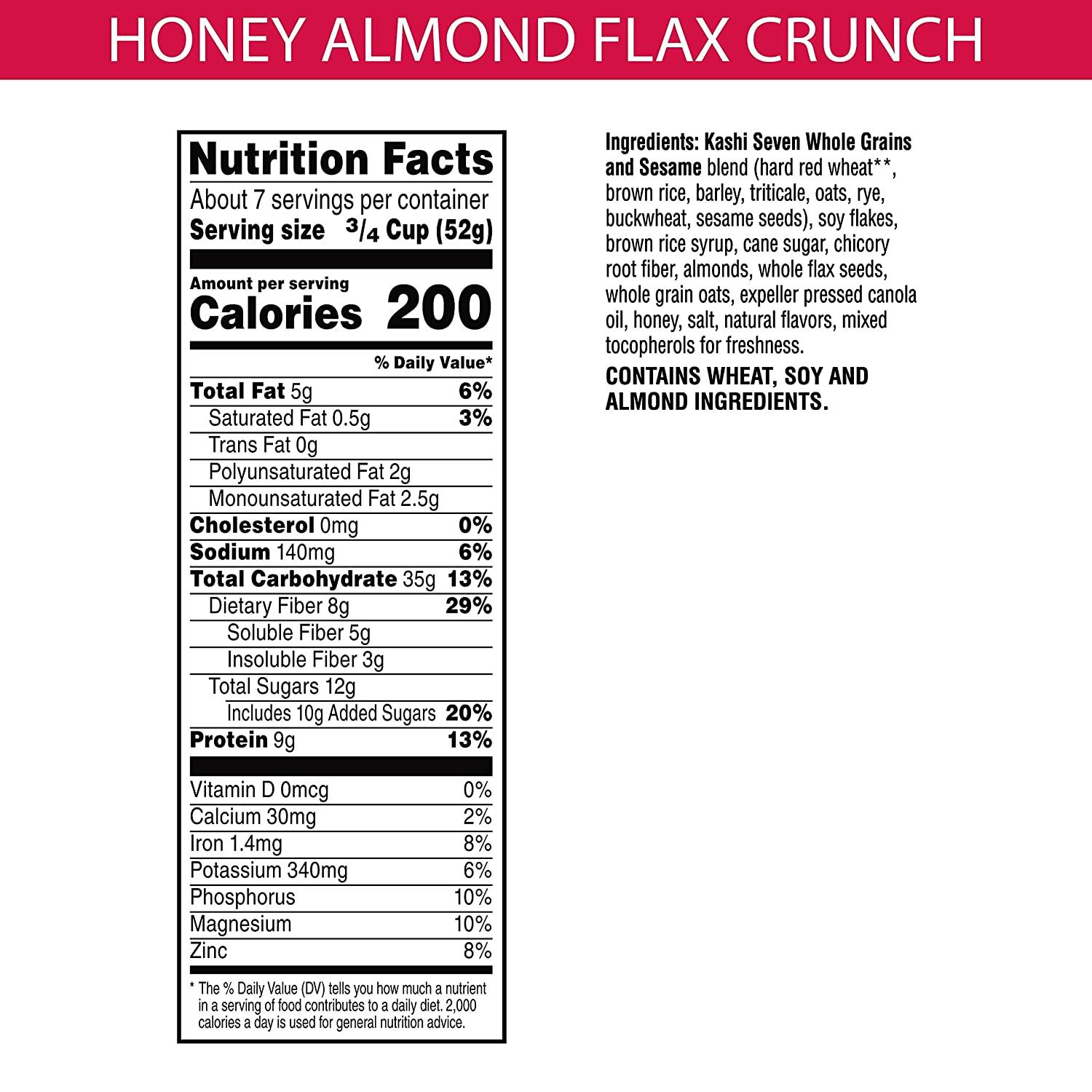Kashi GoLean Crunch! Honey Almond Flax Cereal 14 oz (397 g)