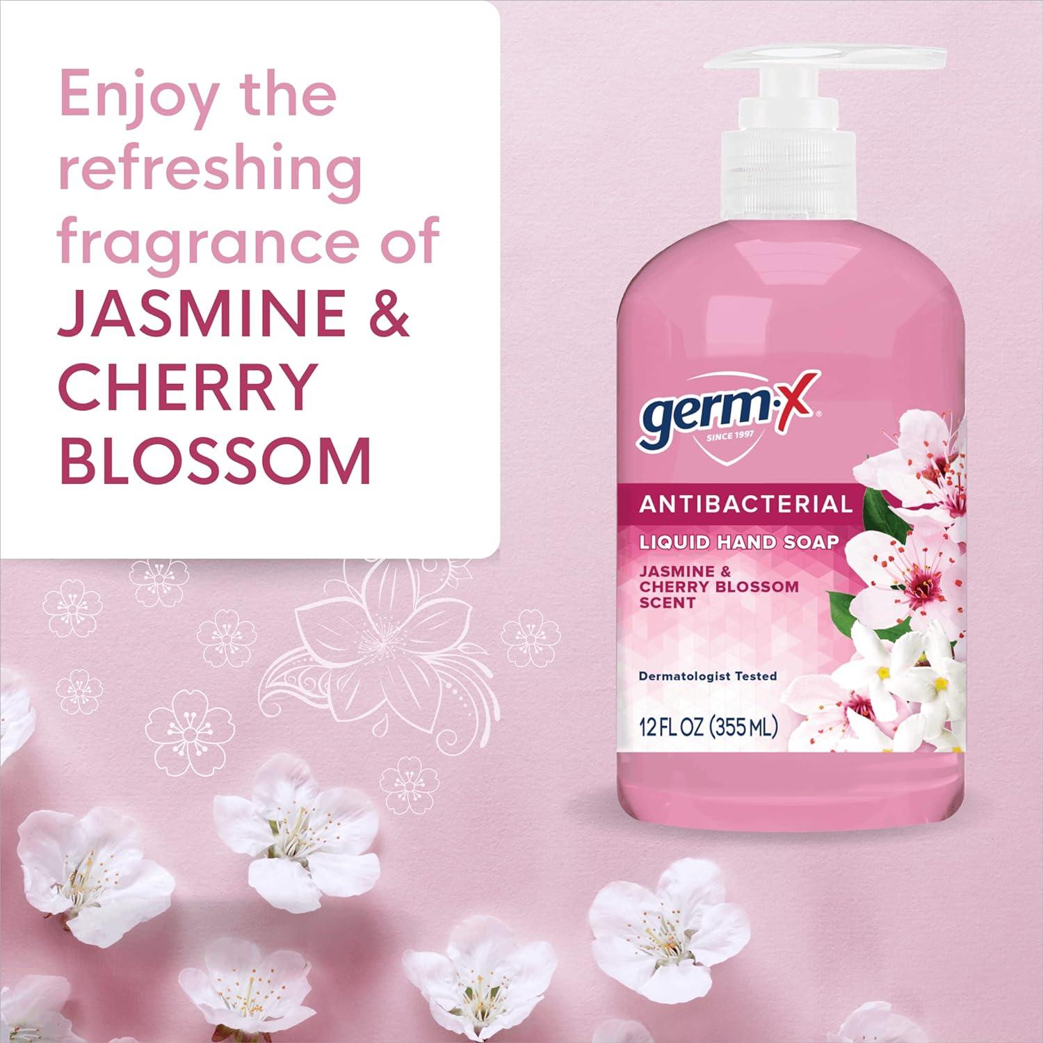 GermX Antibacterial Hand Soap Moisturizing Liquid Hand Wash for