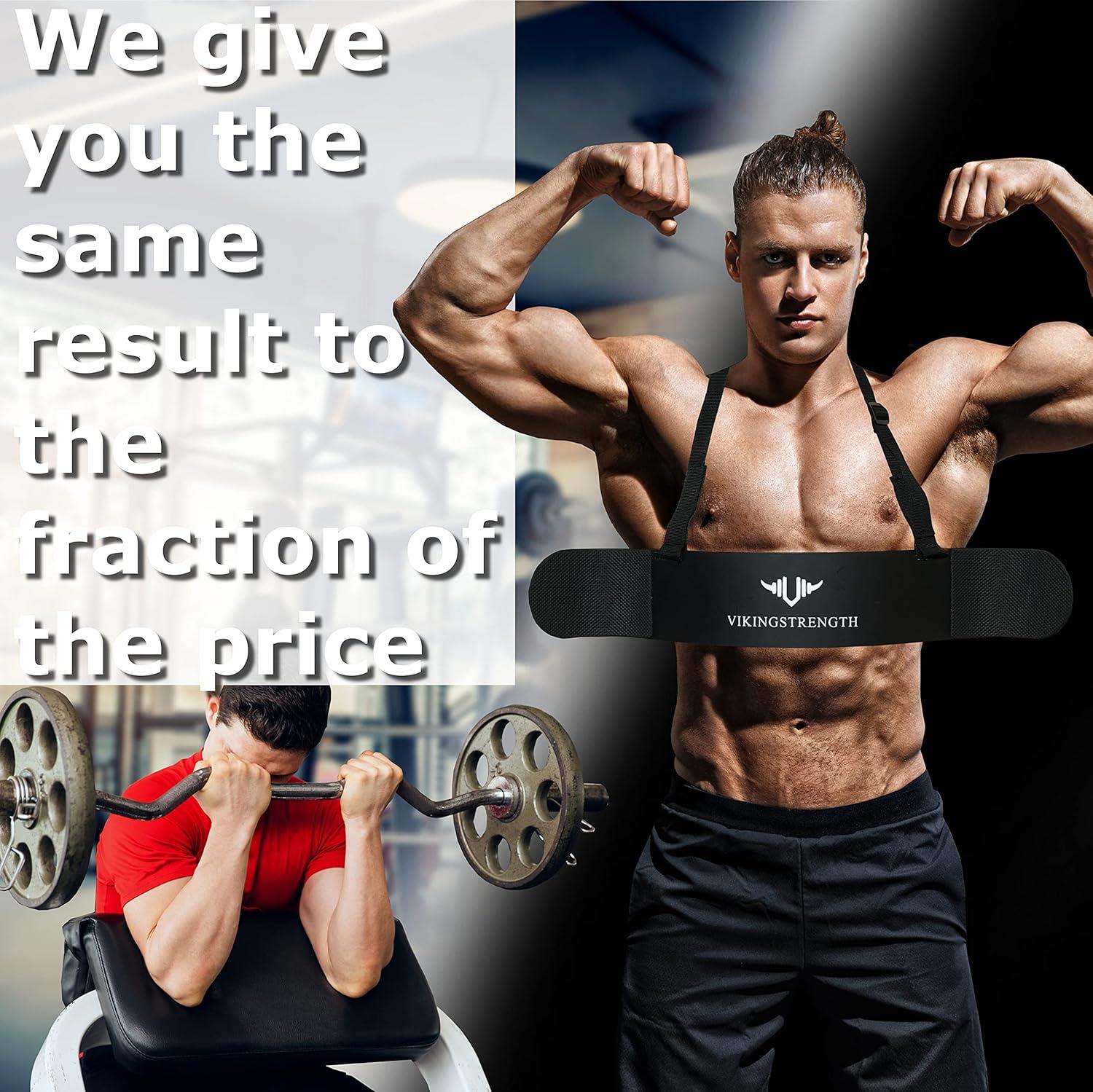 Ascend Arm Blaster With Adjustable Straps For Bicep Curls And Arm