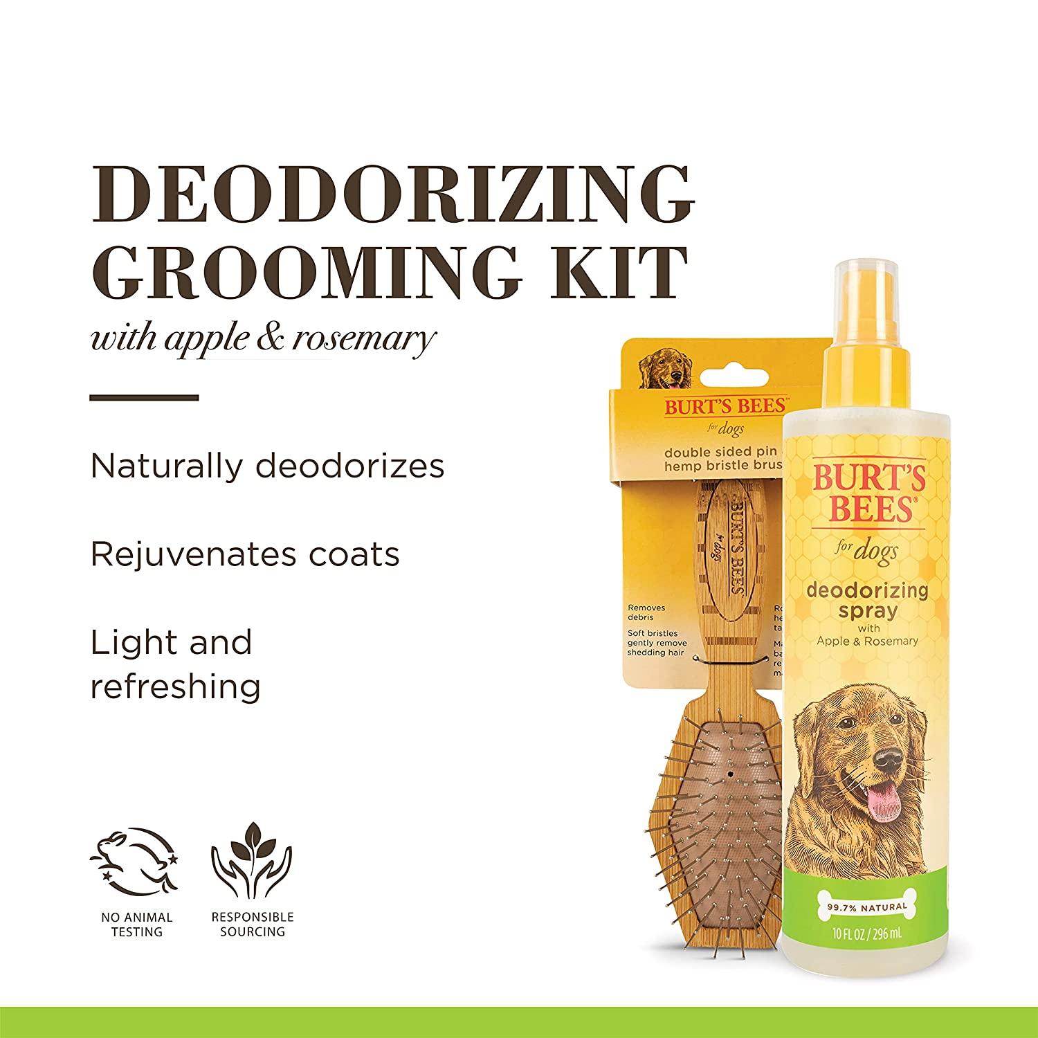 GoSupps Burt s Bees Deodorizing Spray for Dogs with Apple