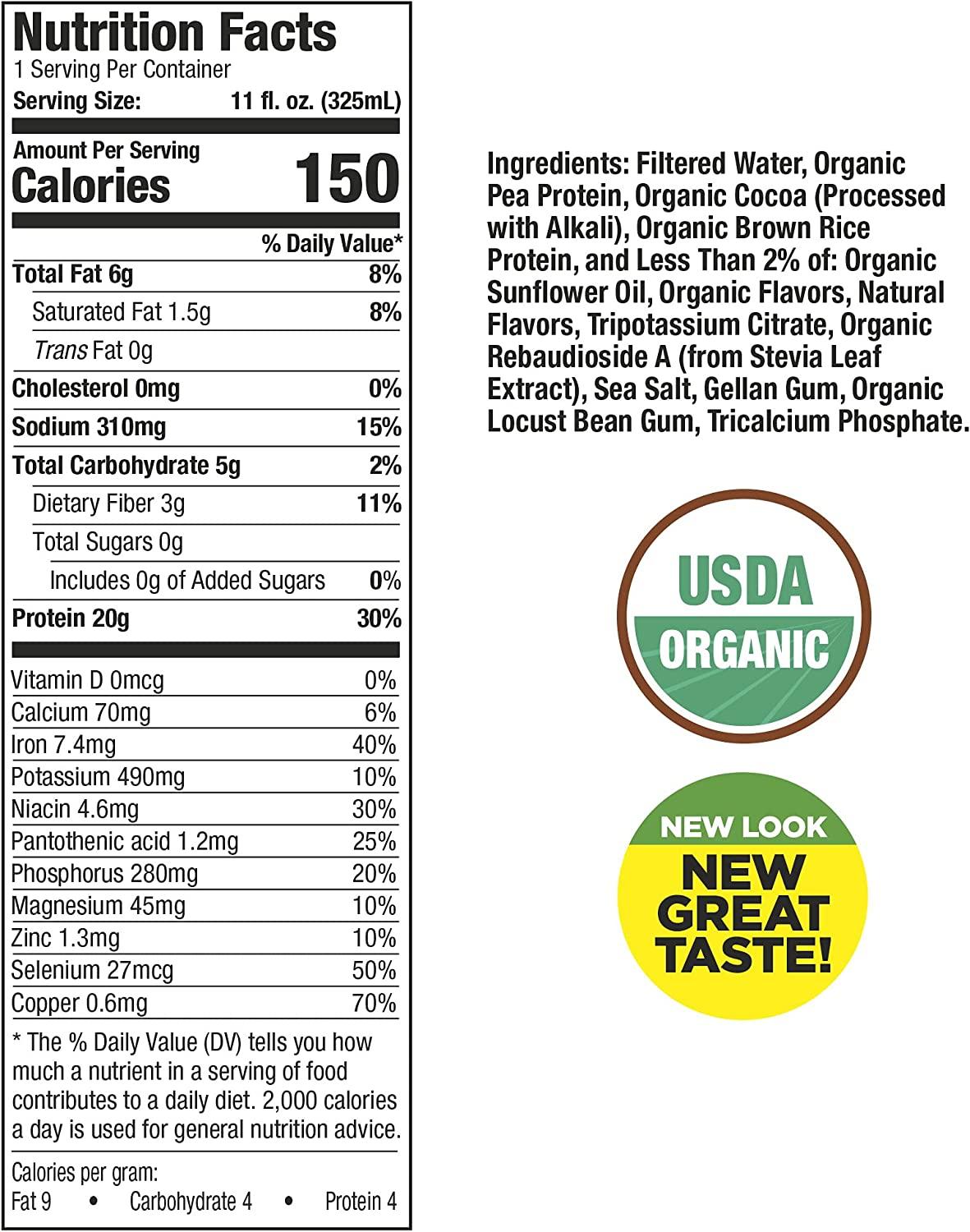 Protein Shakes Ready to Drink Purely Inspired Organic Protein Shake