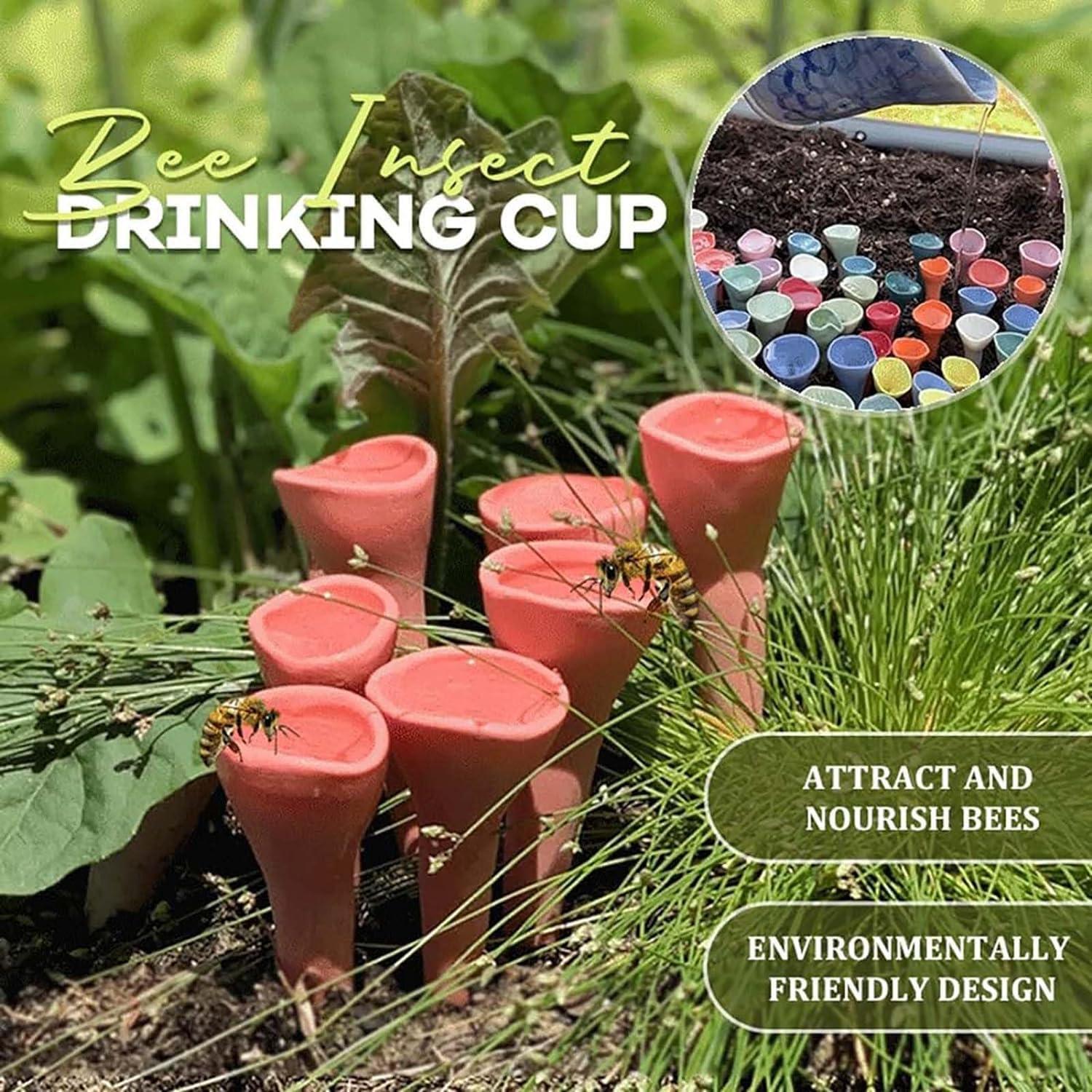 Bee Insect Drinking Cups for Garden Bee Cups for Thirsty Bees Garden ...
