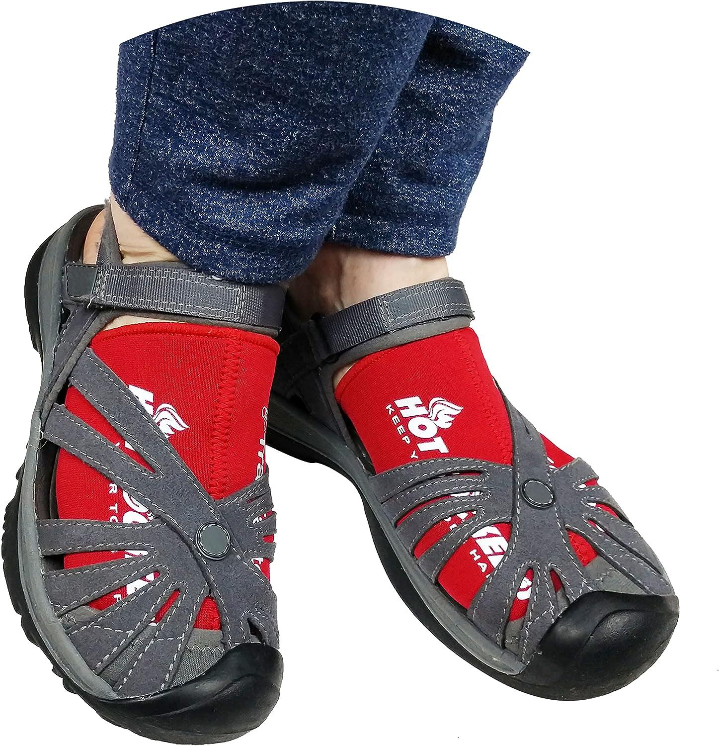 Hot Sockee Neoprene Toe Warmers 3 Sizes for Cycling, Hiking, Winter