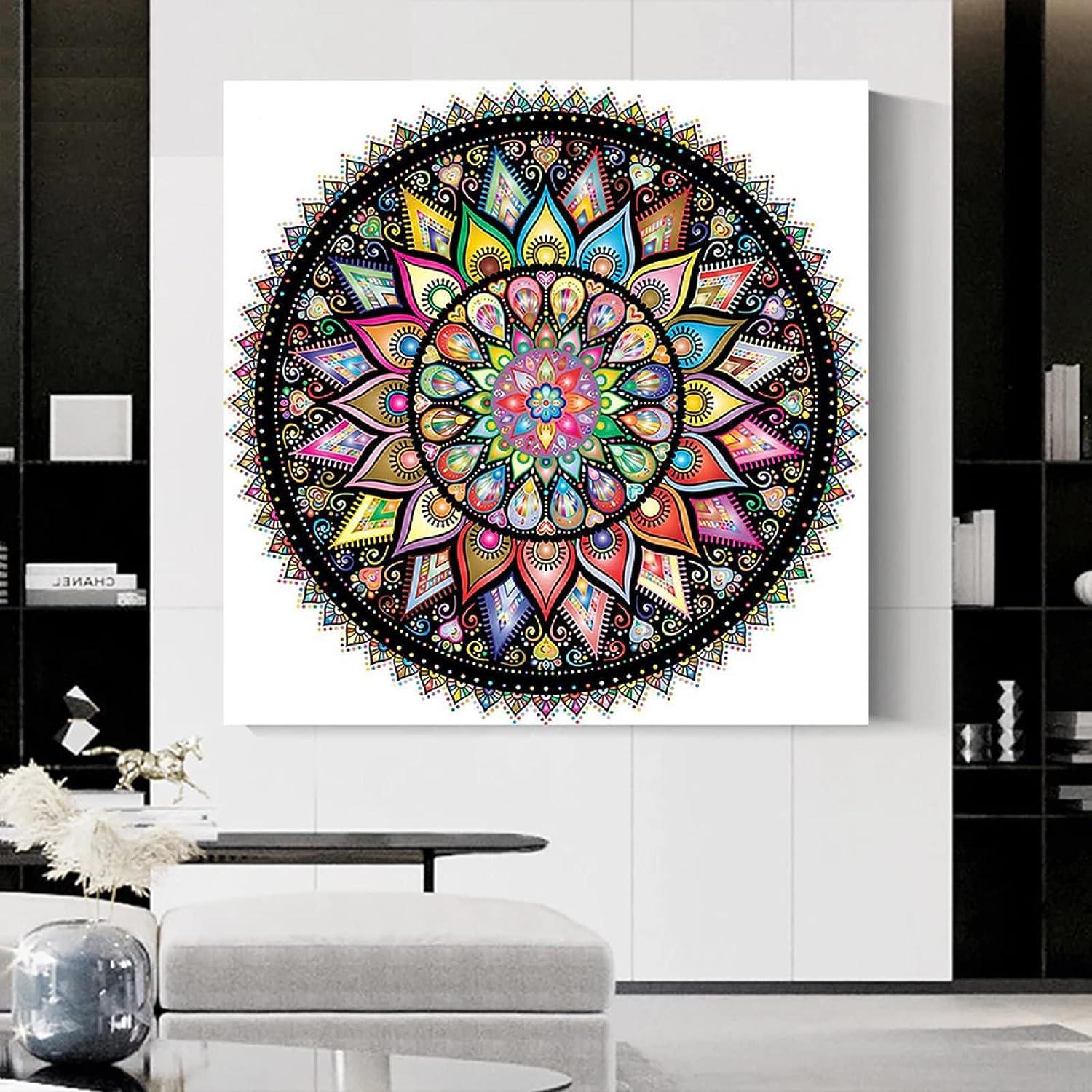 Findvoor Stamped Cross Stitch Kits for Beginners Full Range of Cross  Stitching Embroidery Pattern for Kids or Adults 11CT DIY Needlepoint  Embroidery Starter Kits-Magic Mandala 17.7 17.7 inch