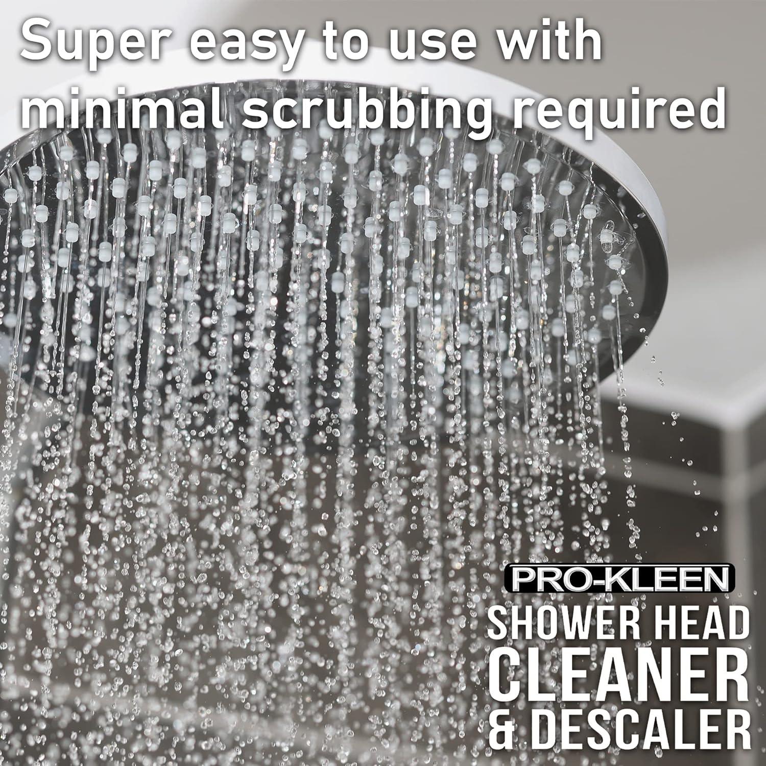 ProKleen Shower Head Cleaner & Descaler Deeply Cleans to Remove Dirt