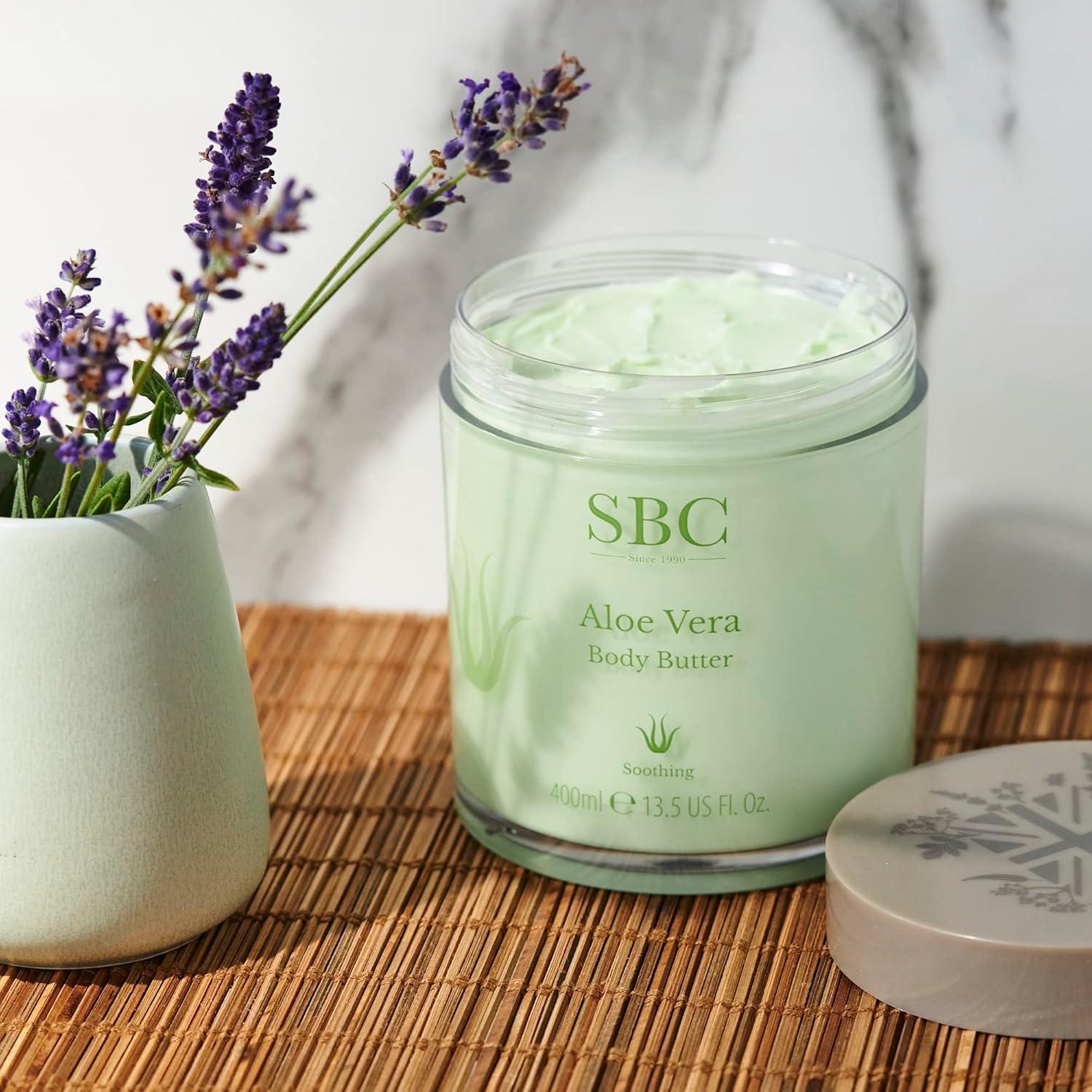 SBC Skincare Aloe Vera Body Butter - 400ml | Hydrating Aloe Vera Body  Lotion | Cooling Aloe Vera Cream For All Skin Types | Vegan Friendly Body  Lotion | Buy Now with