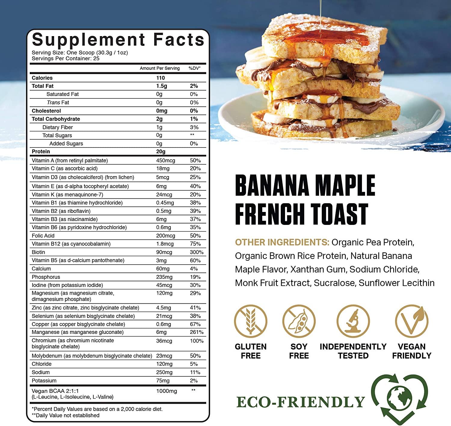 Ambrosia Planta Premium Organic PlantBased Protein Vegan & Keto