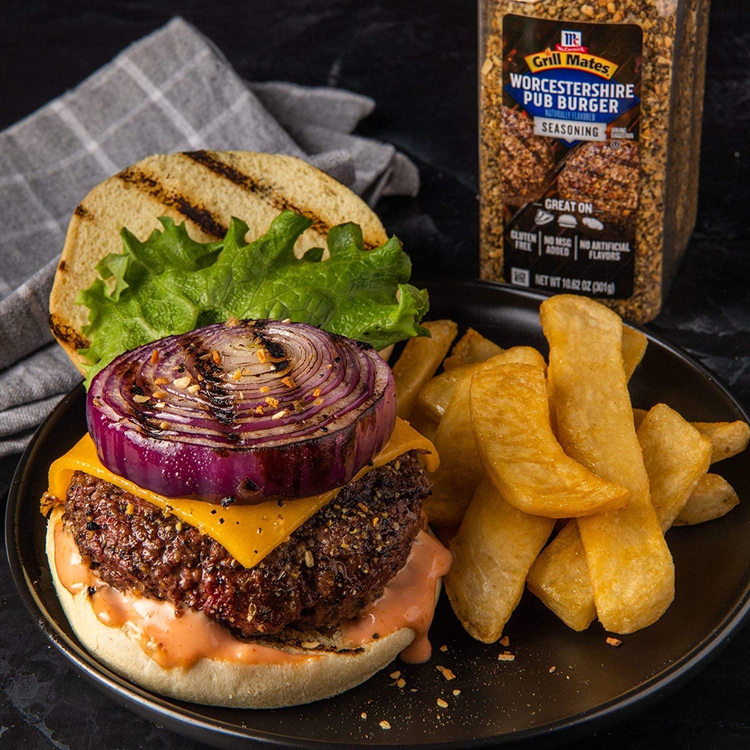 McCormick Grill Mates Worcestershire Pub Burger Seasoning 10.62oz