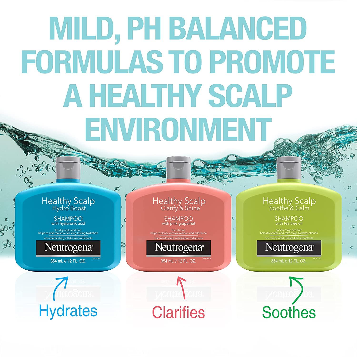 Neutrogena Exfoliating Healthy Scalp Clarify & Shine Shampoo 12oz